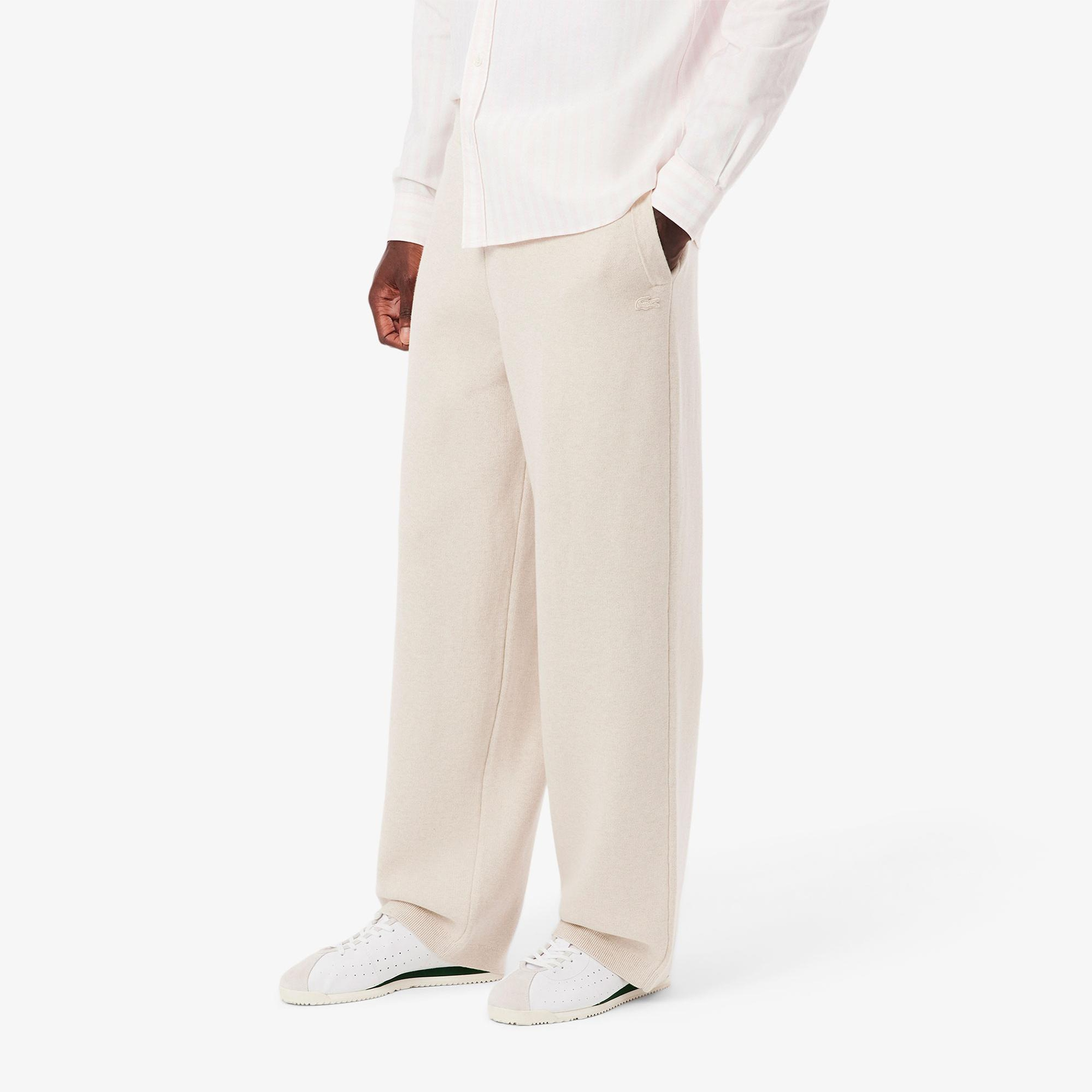 Lacoste Erkek Loose Fit Bej Eşofman Altı