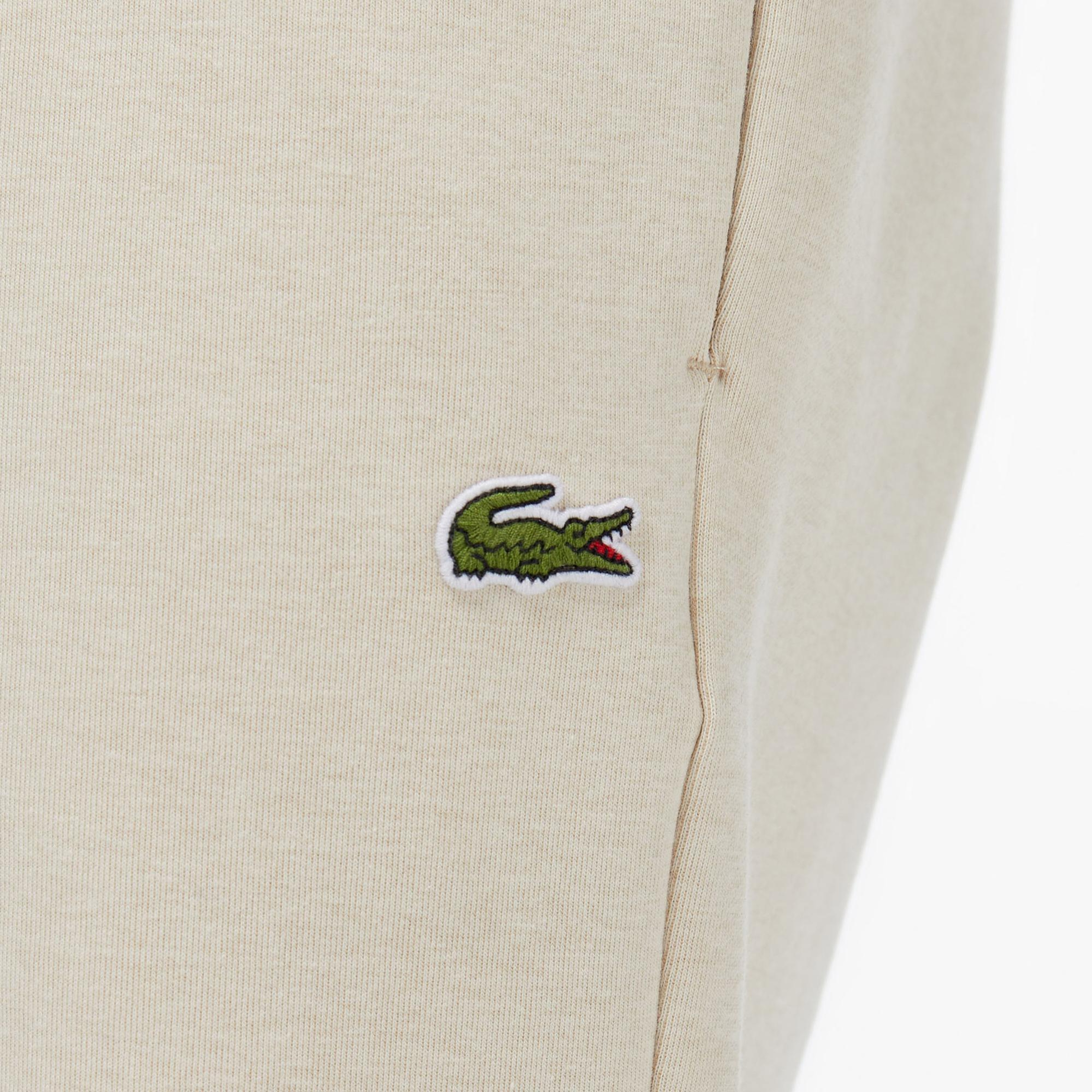 Lacoste Erkek Regular Fit Monogram Krem Eşofman Altı
