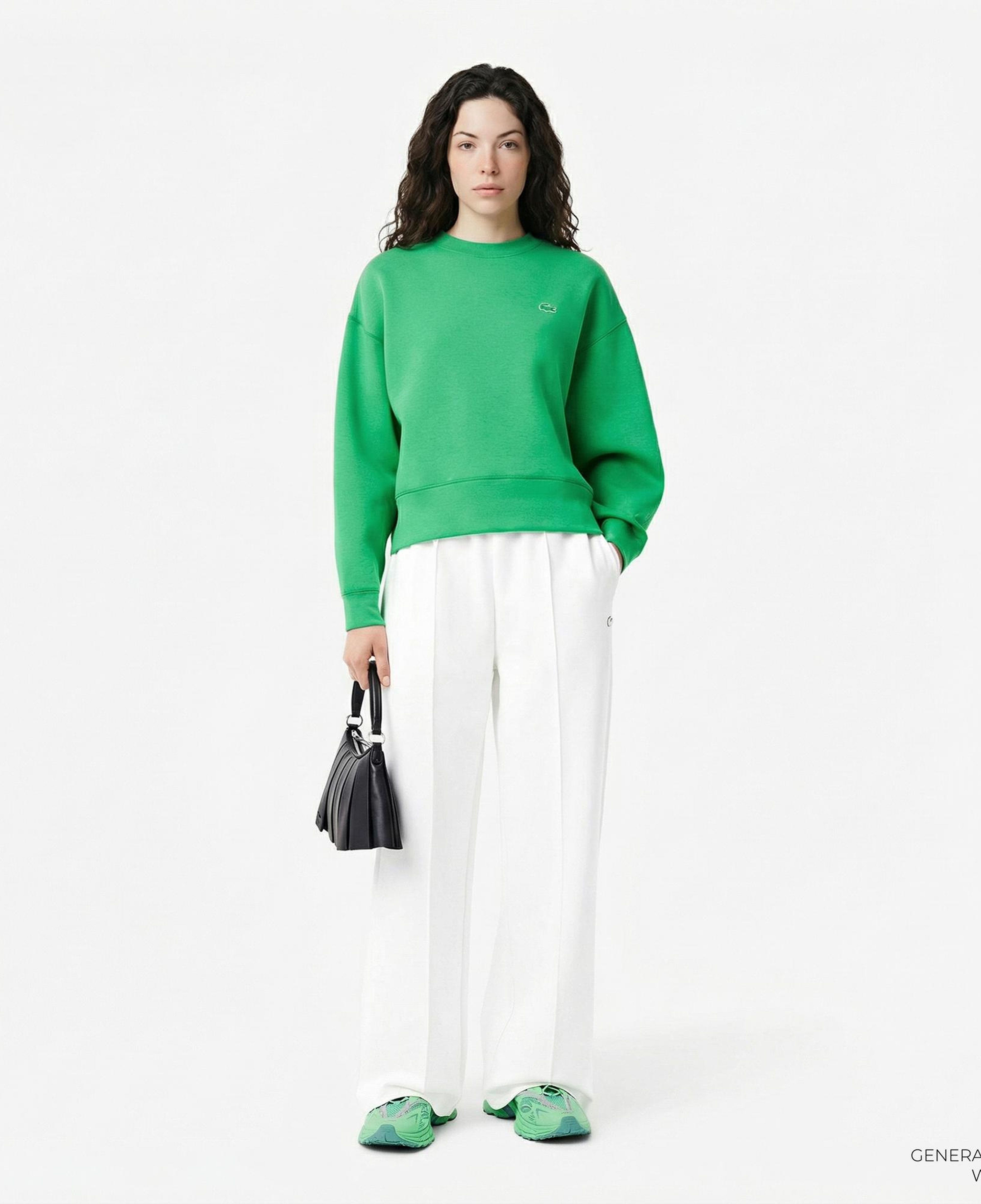 Lacoste Kadın Regular Fit Beyaz Eşofman Altı