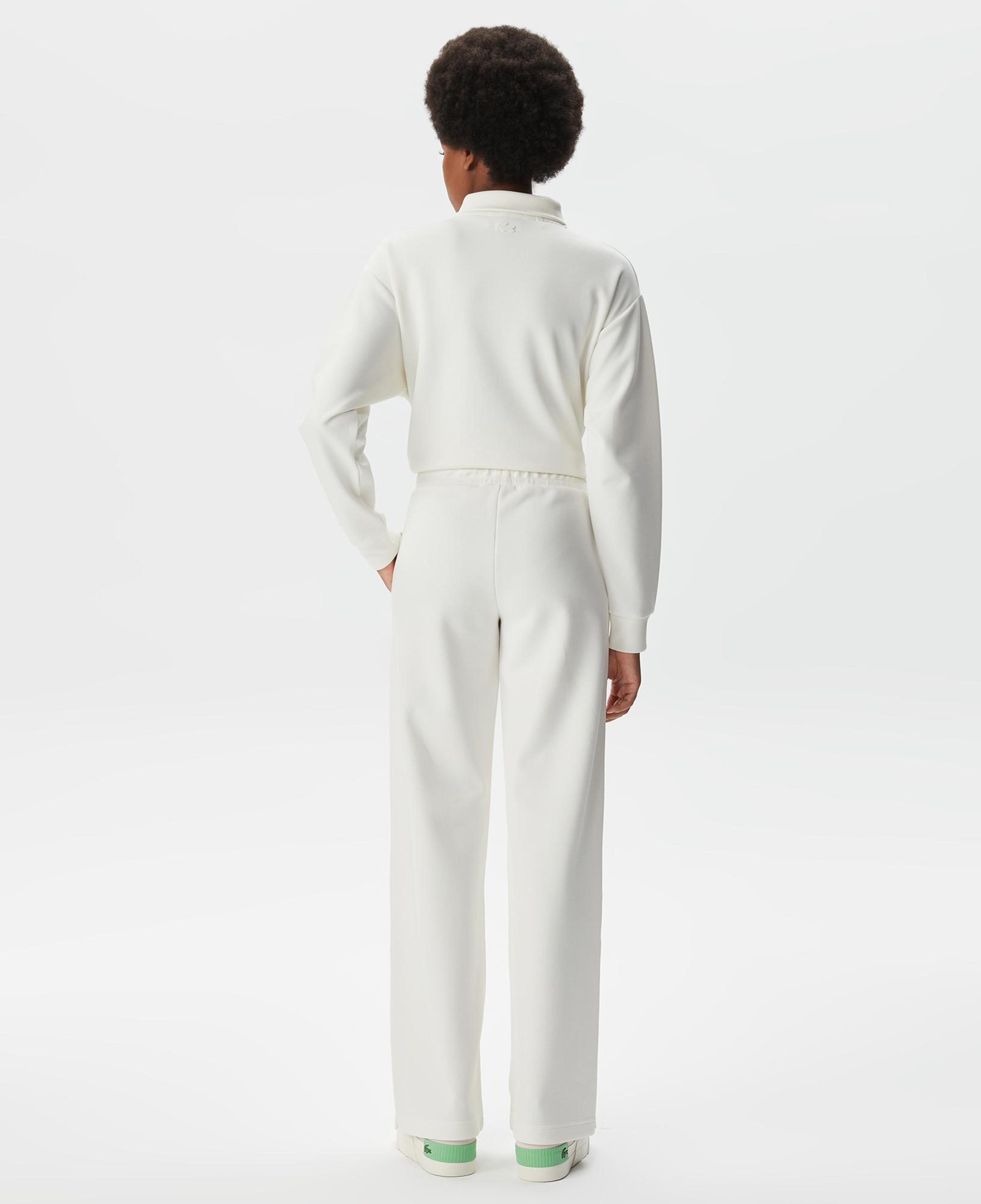 Lacoste Kadın Straight Fit Beyaz Eşofman Altı