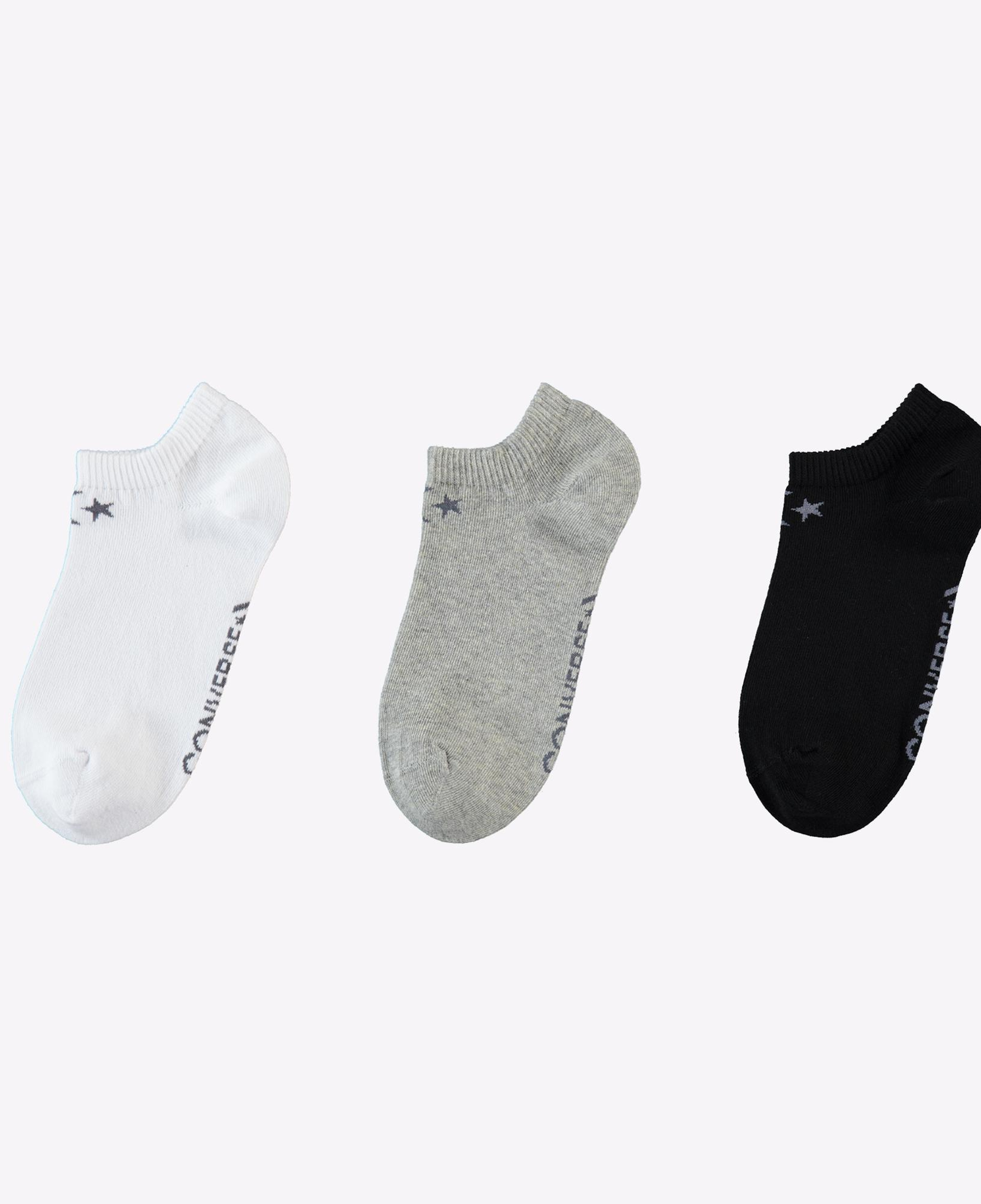 Converse Star Chevron Kadın 3'lü Renkli Trainer Çorap