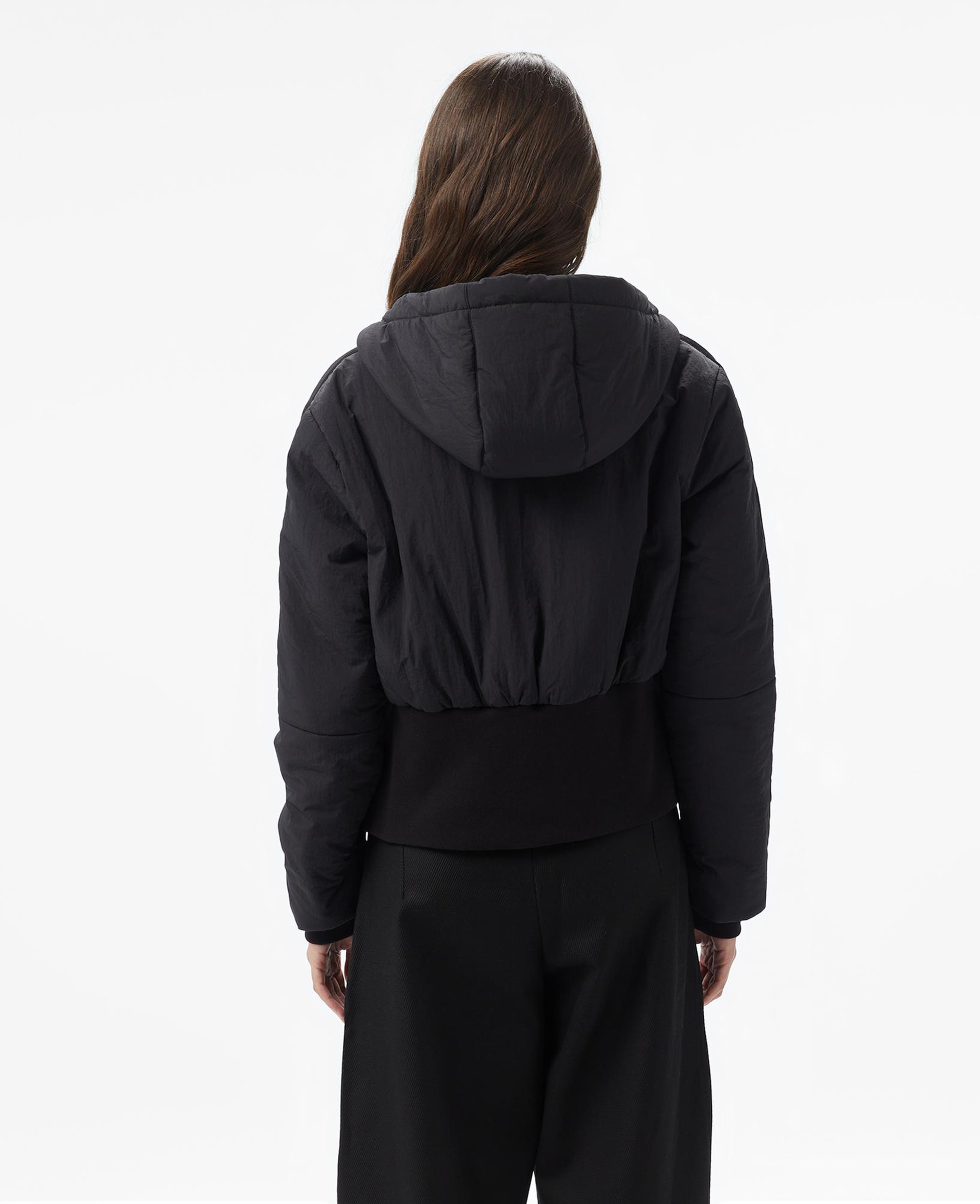 Lacoste Kadın Kapüşonlu Siyah Ceket