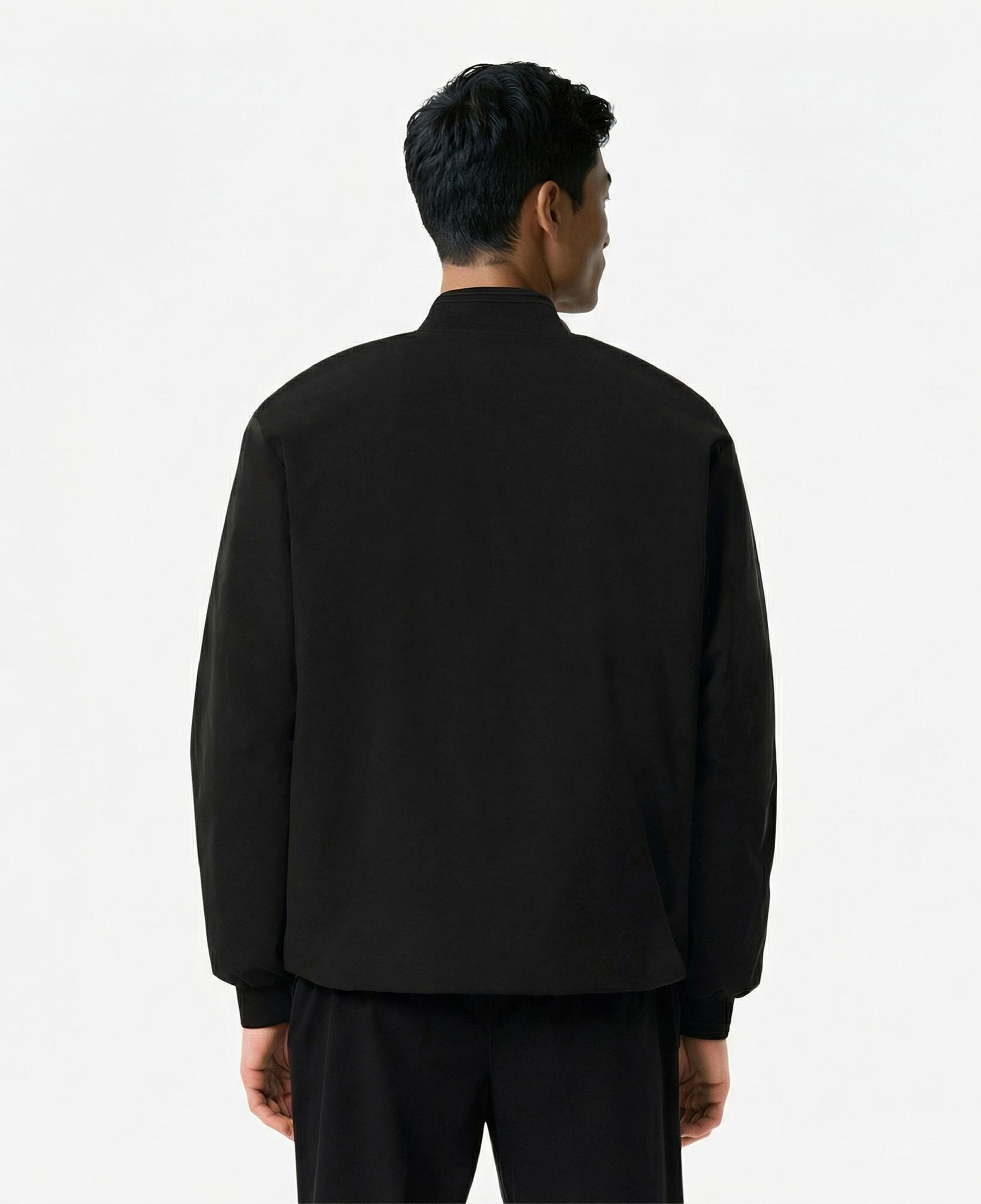 Lacoste Erkek Hakim Yaka Siyah Bomber Ceket