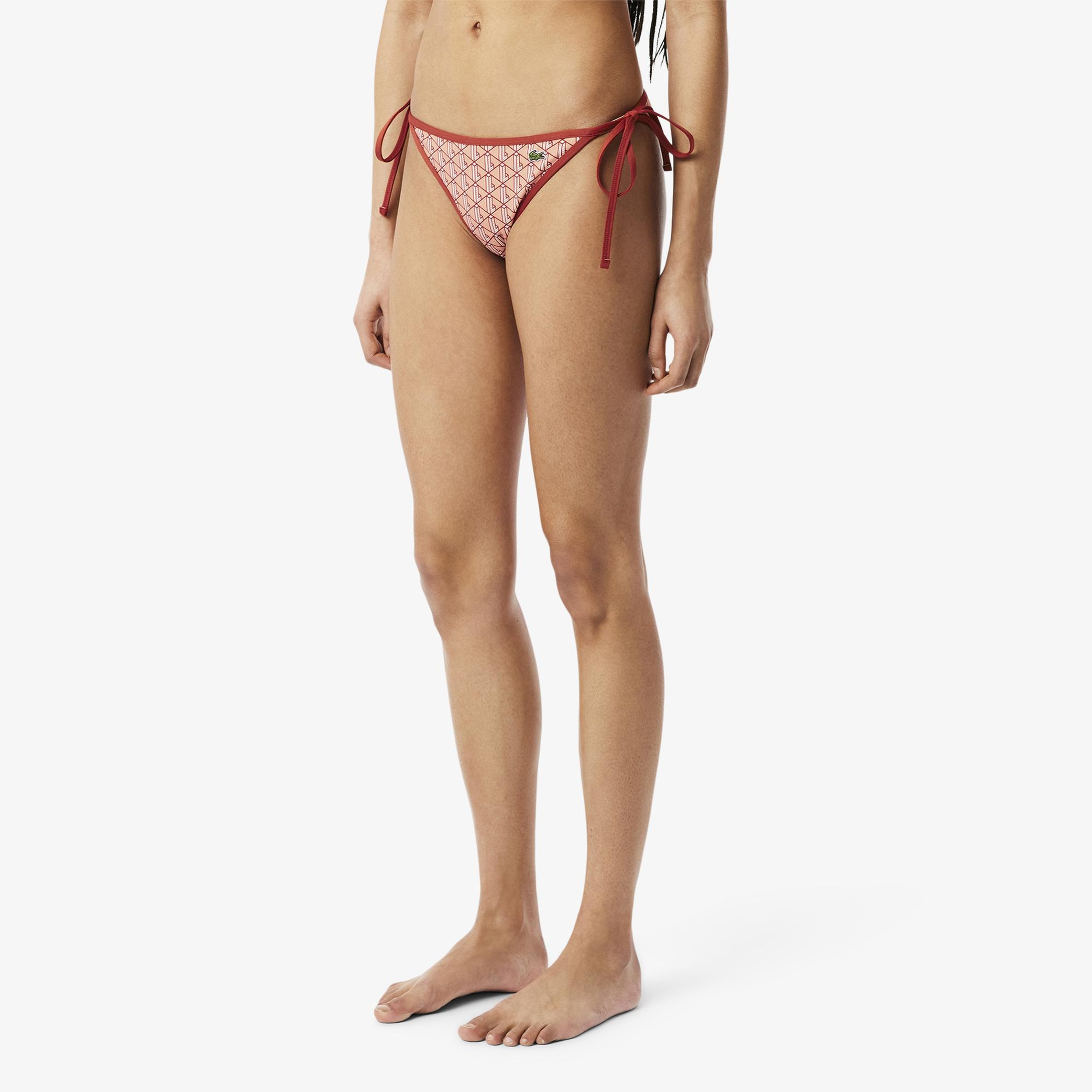 Lacoste Kadın Monogram Kırmızı Bikini Altı
