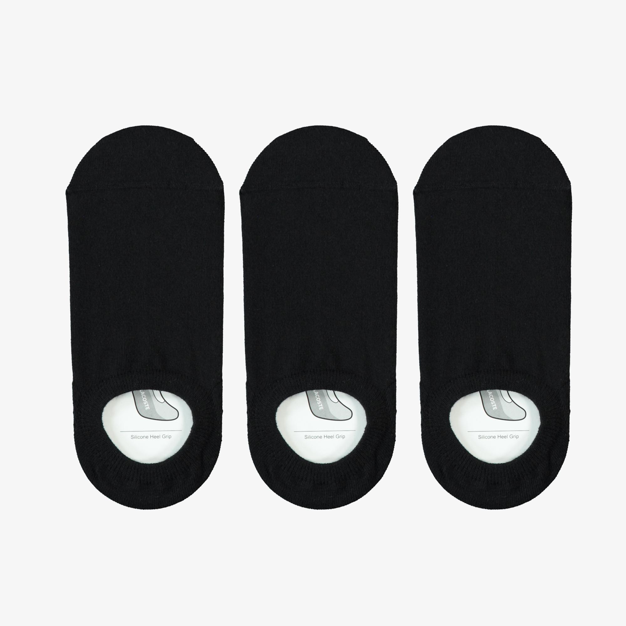 Lacoste Unisex 3'lü Siyah Çorap