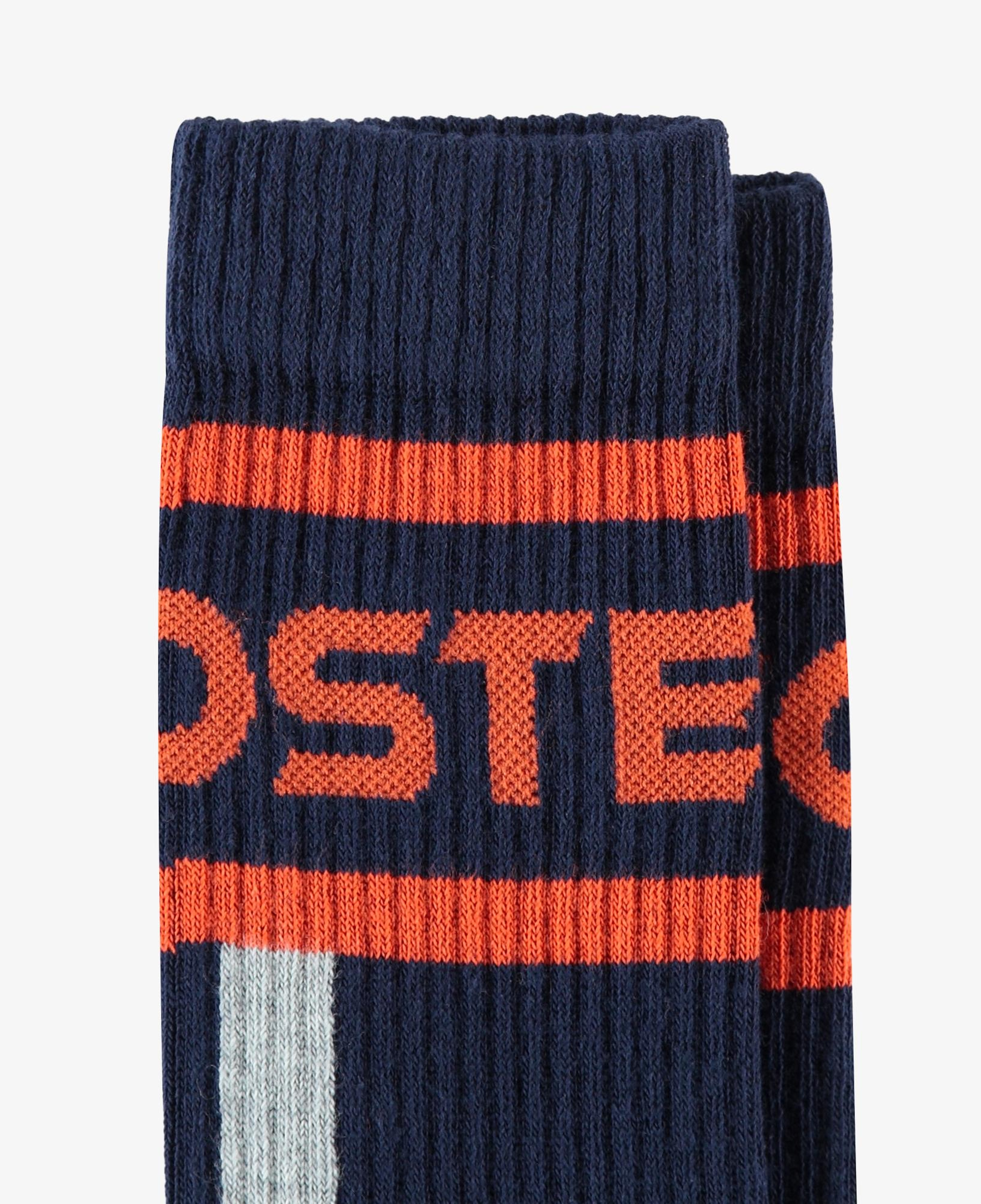 Lacoste Erkek Baskılı Lacivert Çorap