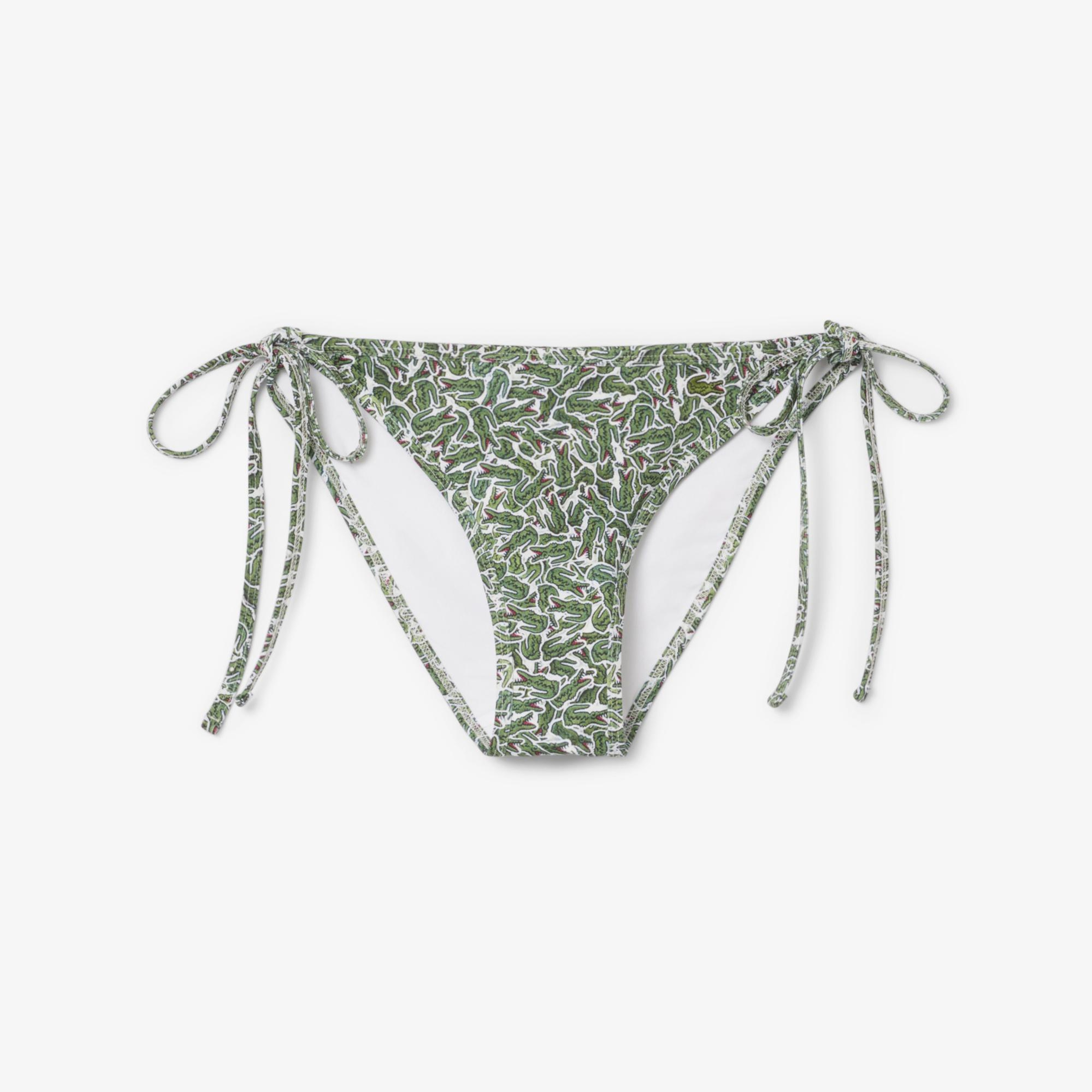 Lacoste Kadın Baskılı Yeşil Bikini Altı