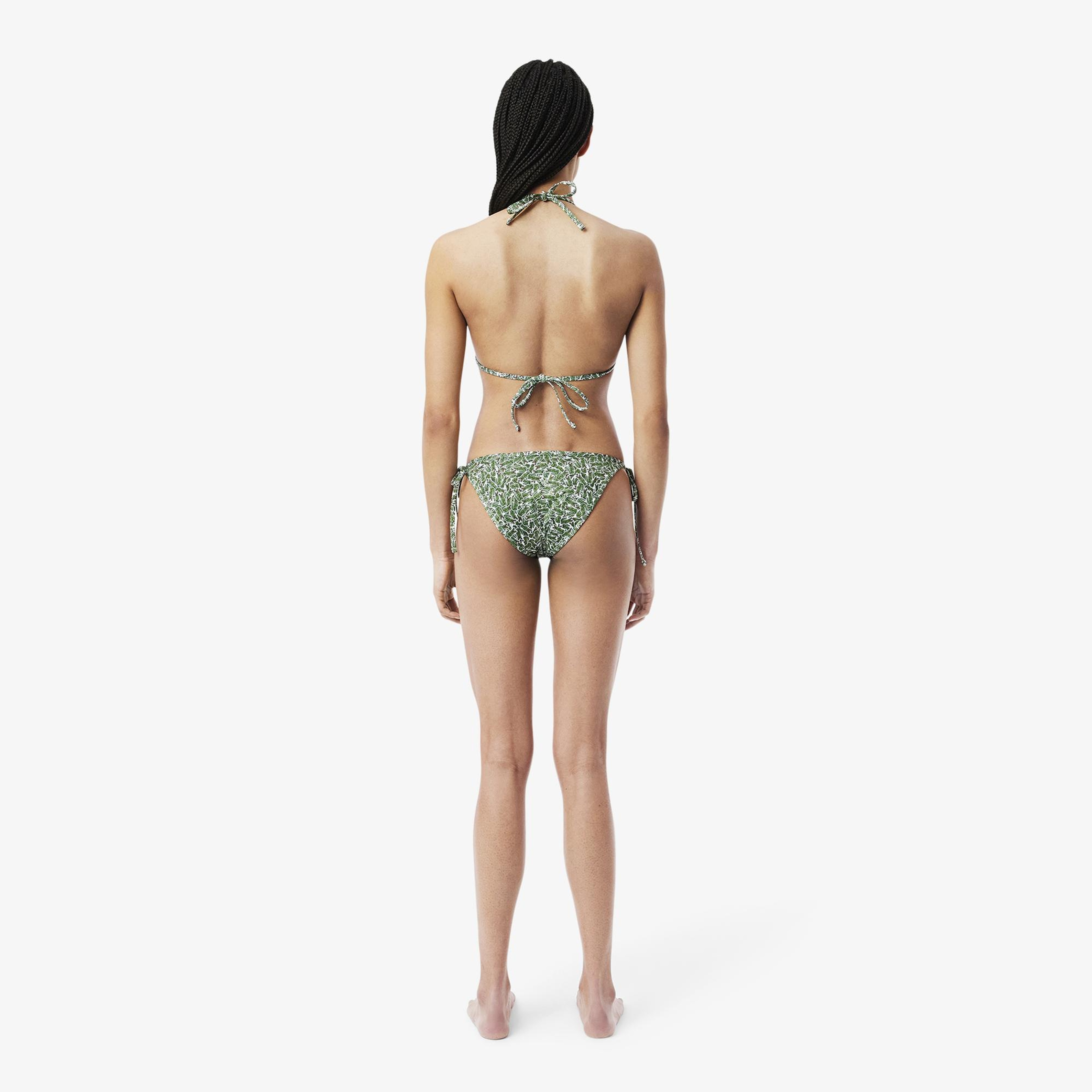 Lacoste Kadın Baskılı Yeşil Bikini Altı
