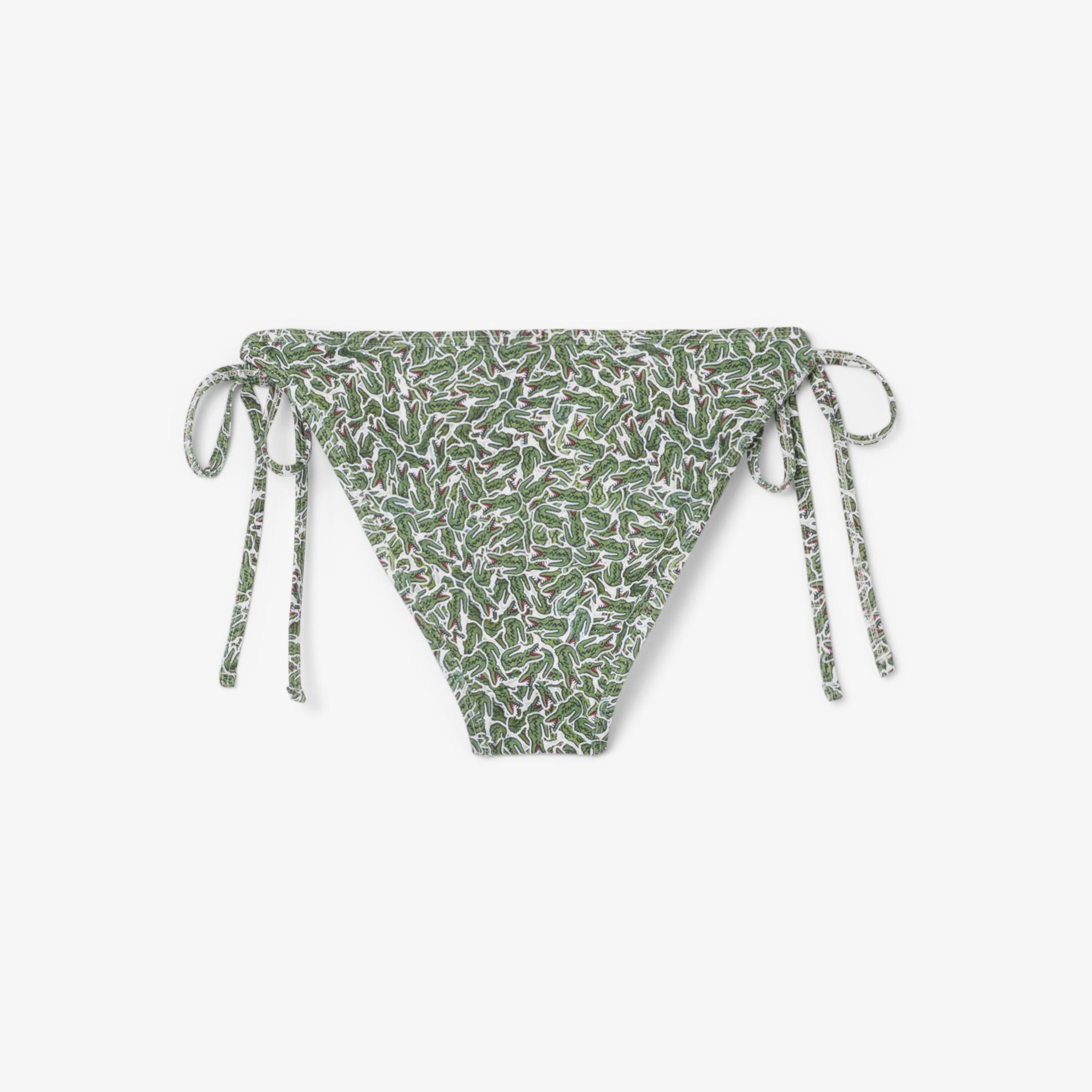 Lacoste Kadın Baskılı Yeşil Bikini Altı