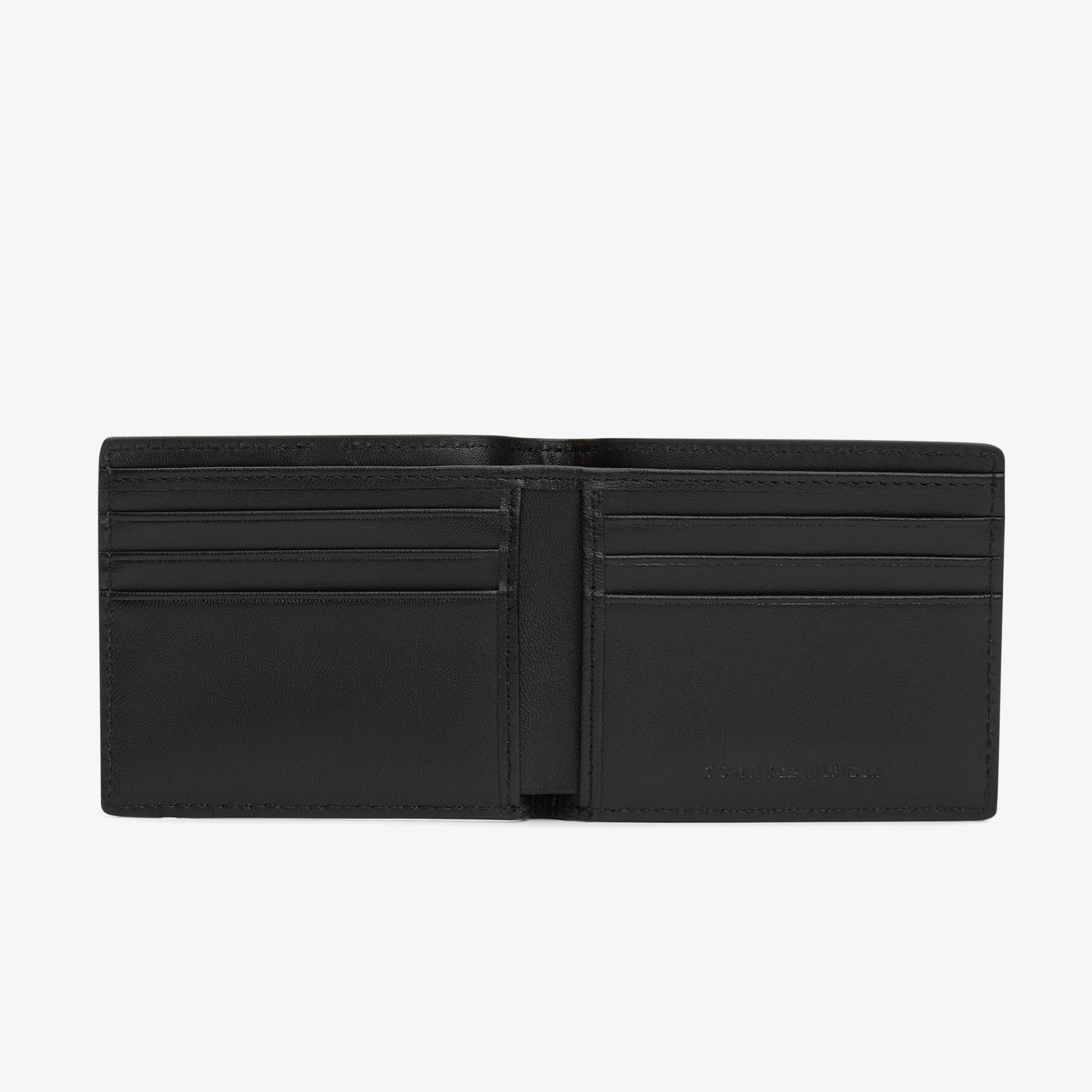 Tommy Hilfiger Corp Erkek Siyah Cüzdan