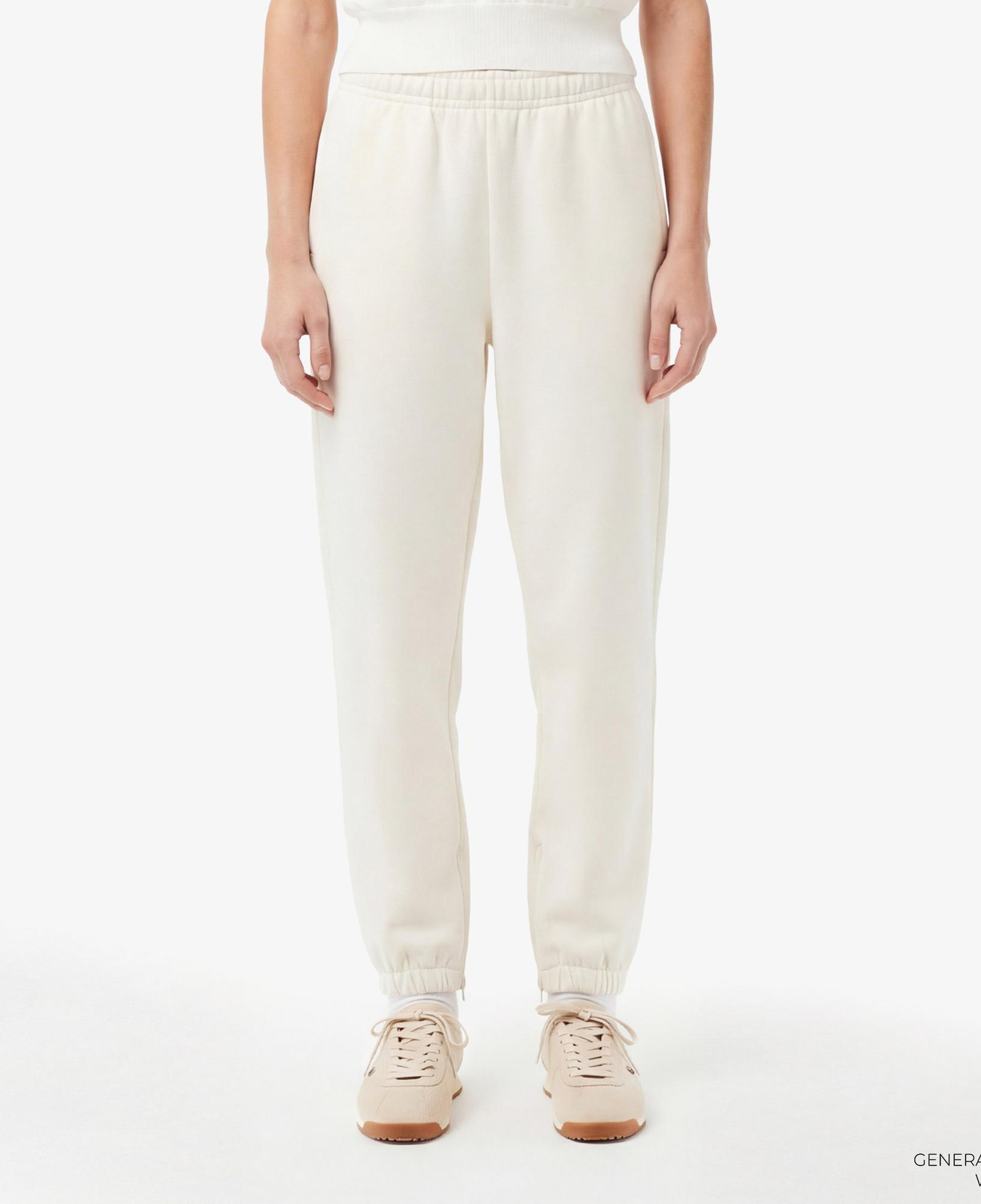 Lacoste Kadın Straight Fit Beyaz Eşofman Altı