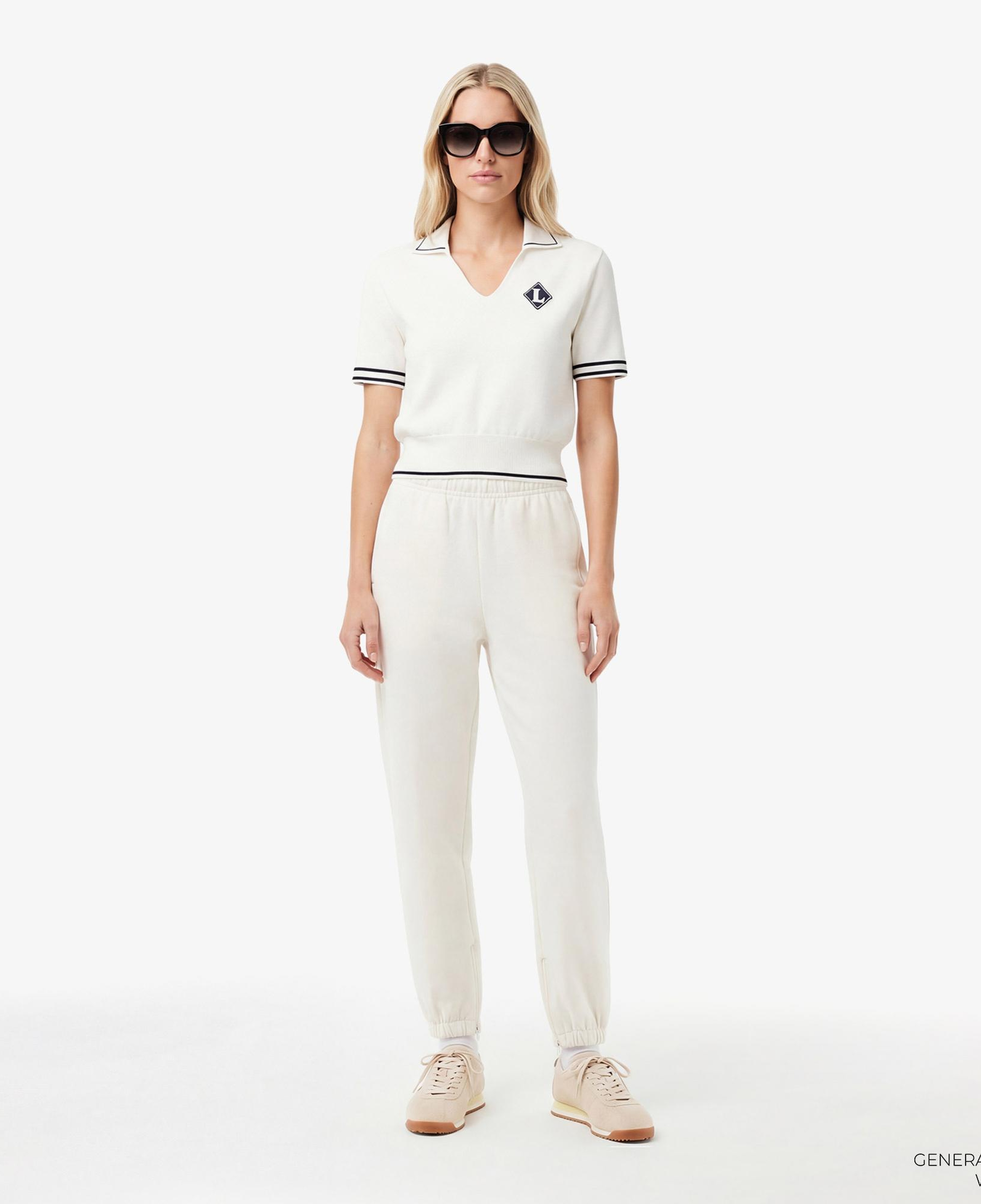 Lacoste Kadın Straight Fit Beyaz Eşofman Altı