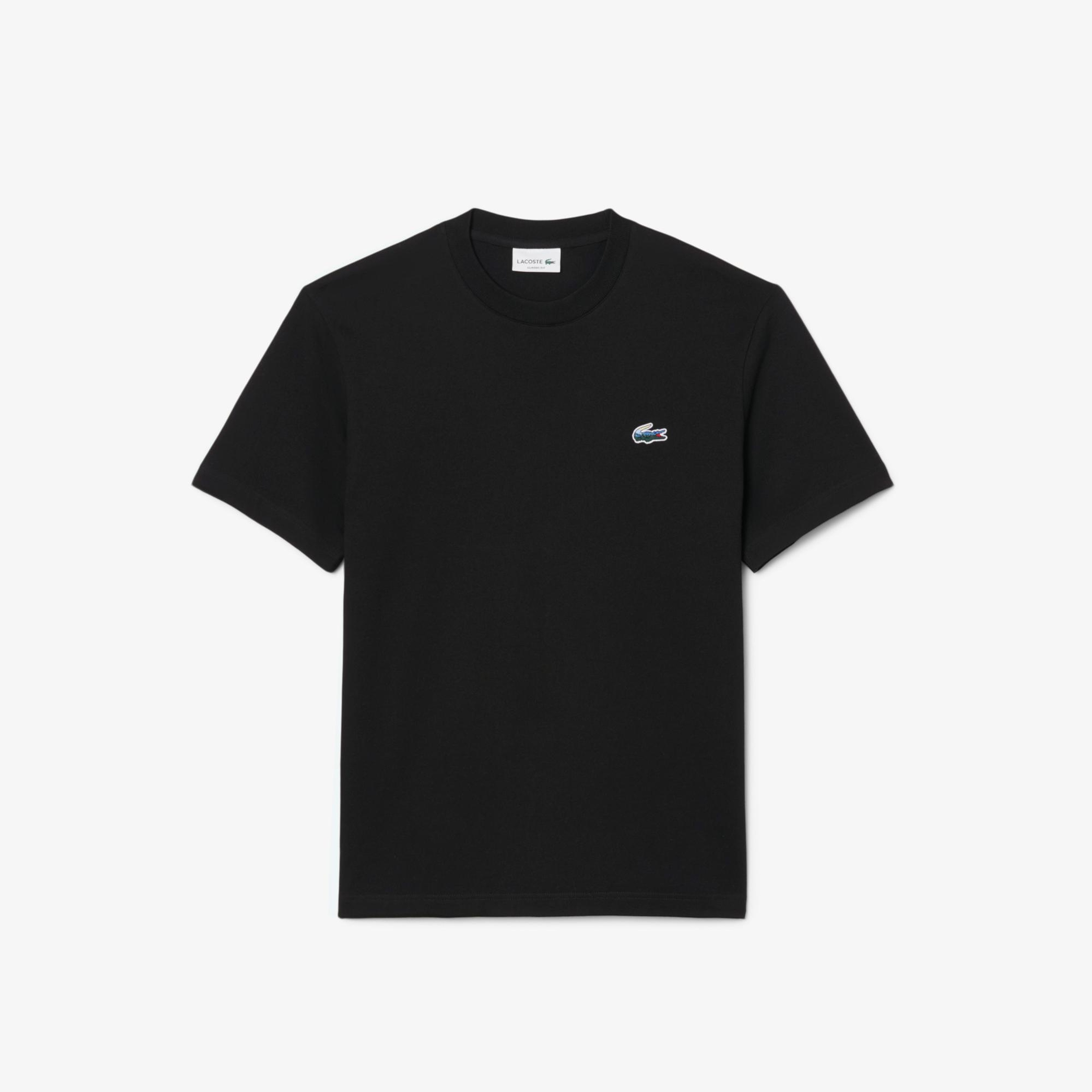 Lacoste Erkek Classic Fit Bisiklet Yaka Siyah T-Shirt