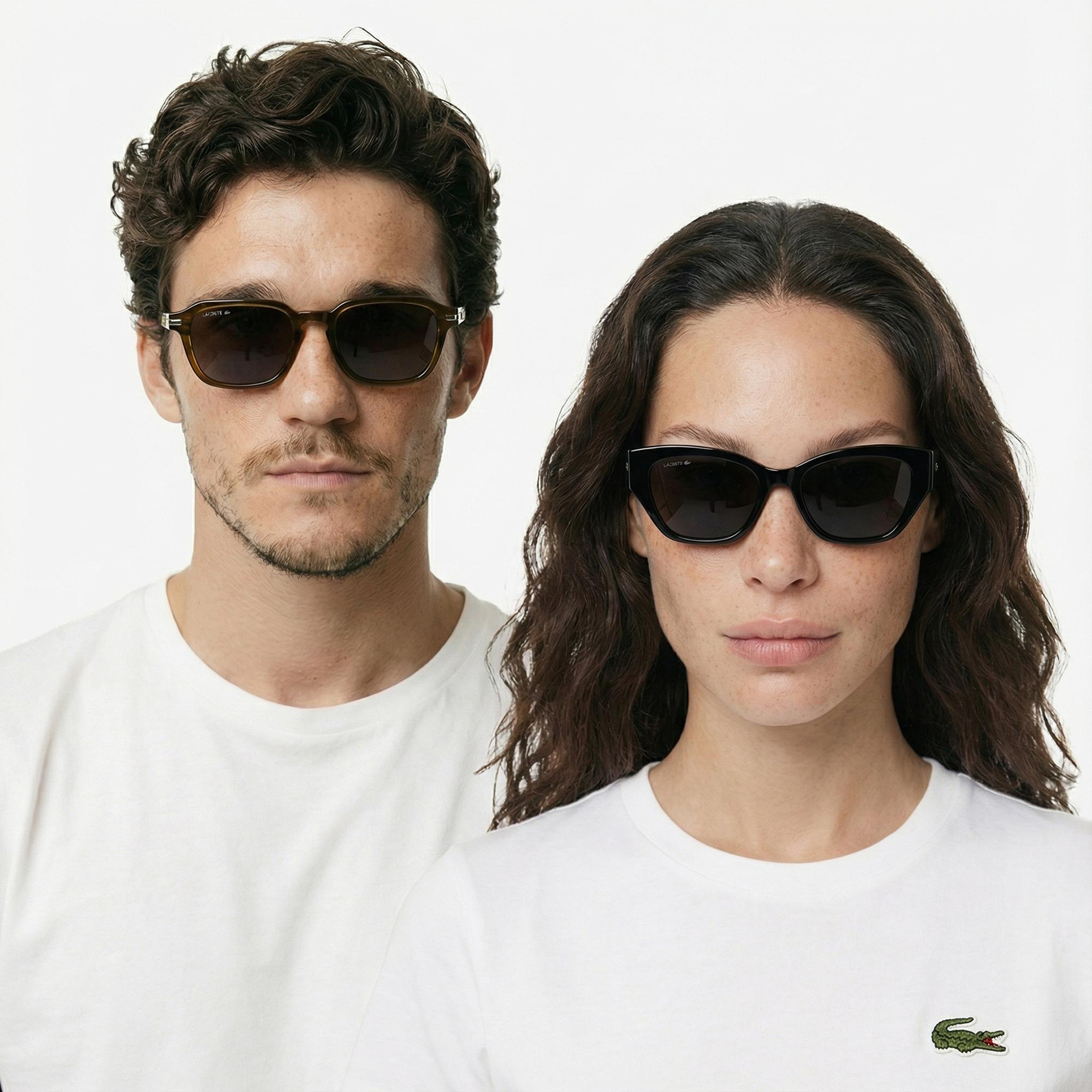 Lacoste Unisex Loose Fit Bisiklet Yaka Beyaz T-Shirt