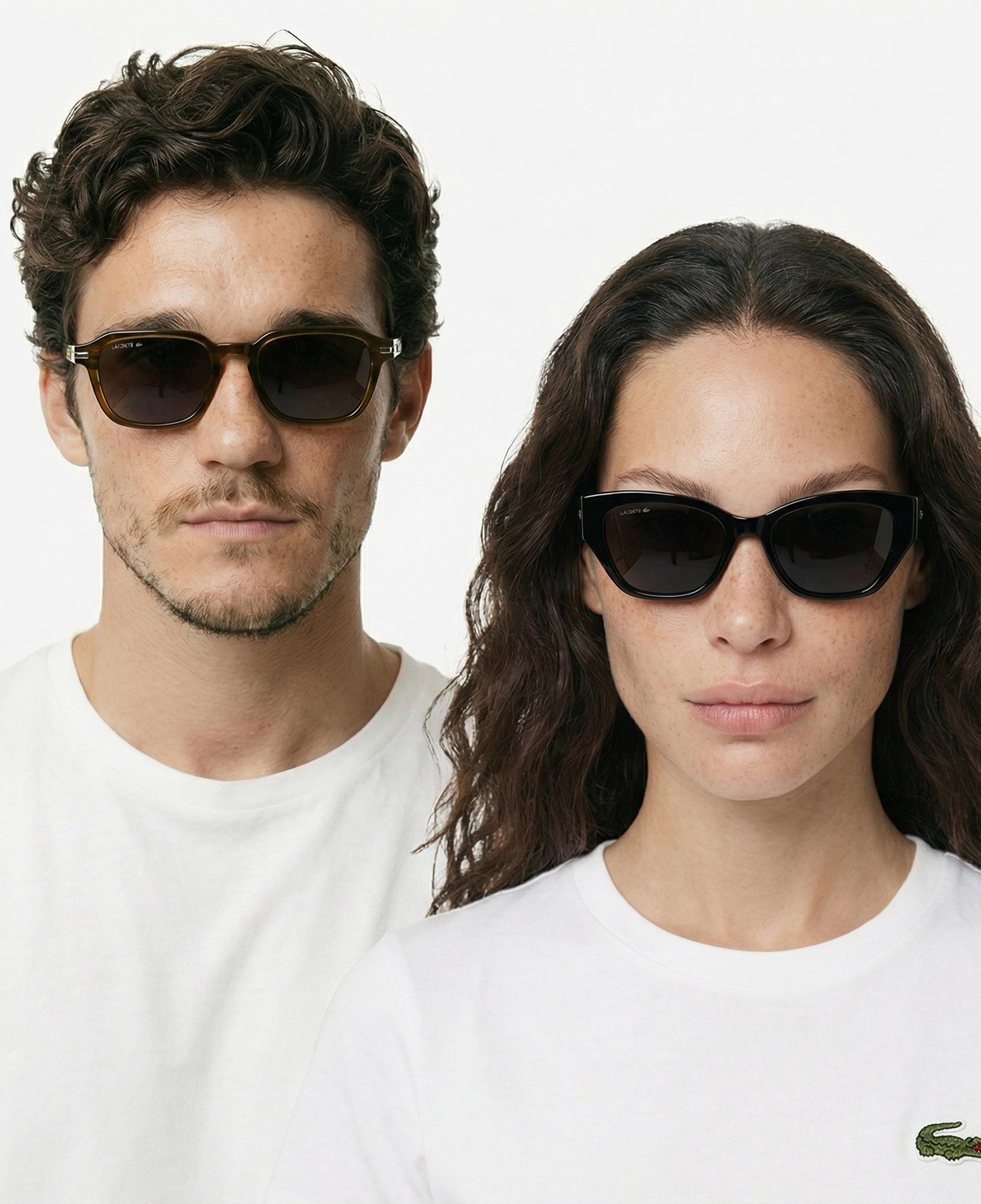 Lacoste Unisex Loose Fit Bisiklet Yaka Beyaz T-Shirt