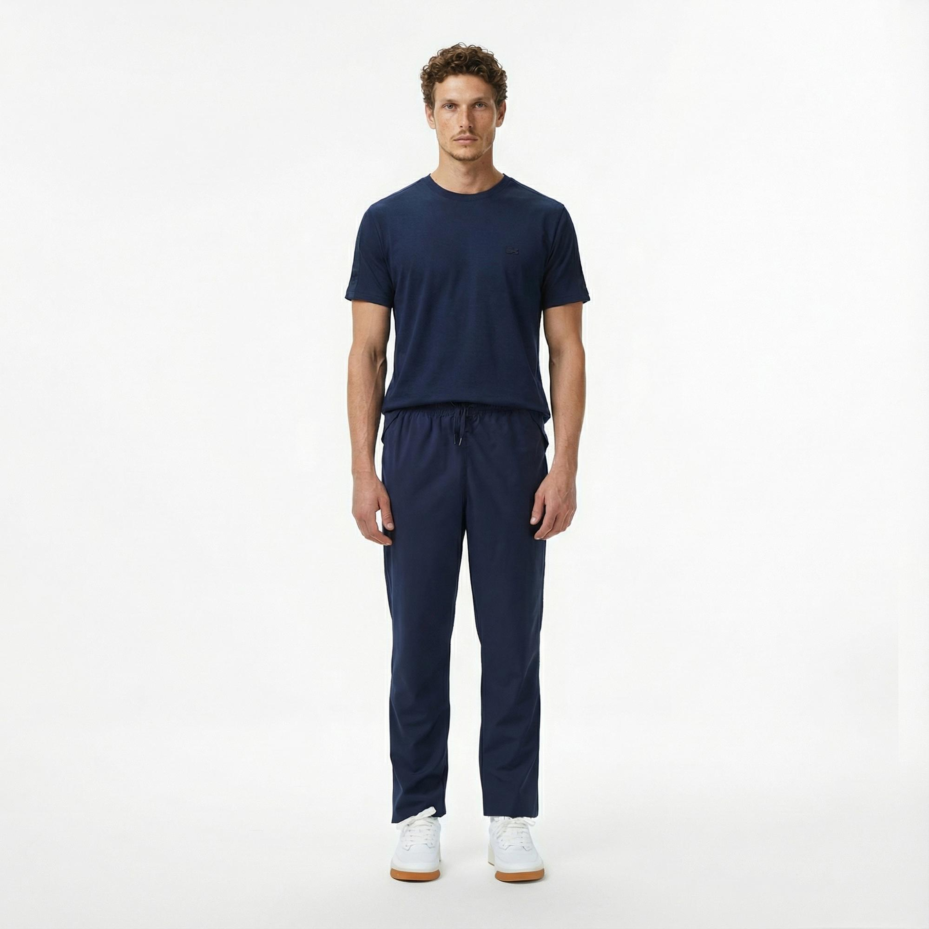 Lacoste Erkek Regular Fit Bisiklet Yaka Lacivert T-Shirt