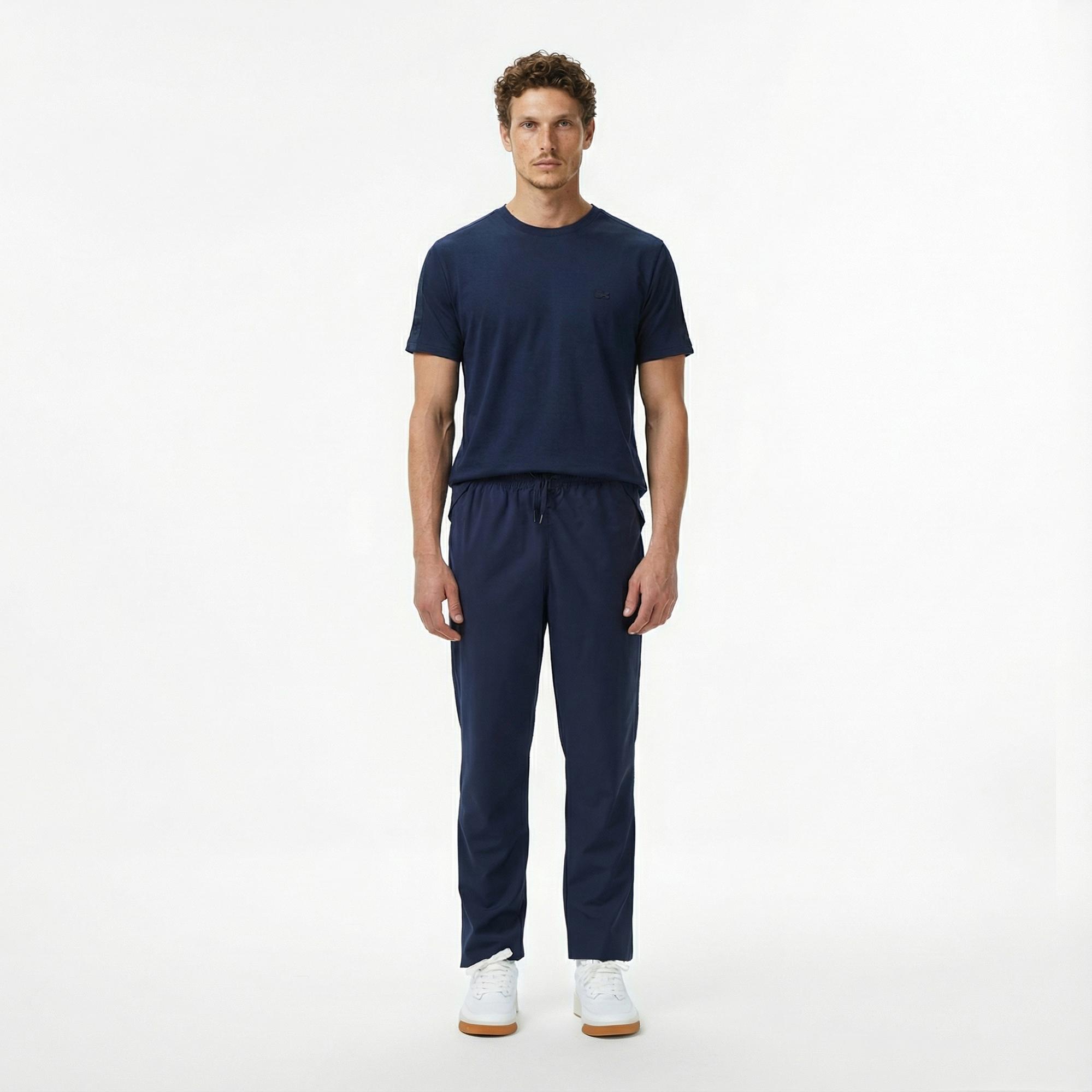 Lacoste Erkek Regular Fit Bisiklet Yaka Lacivert T-Shirt