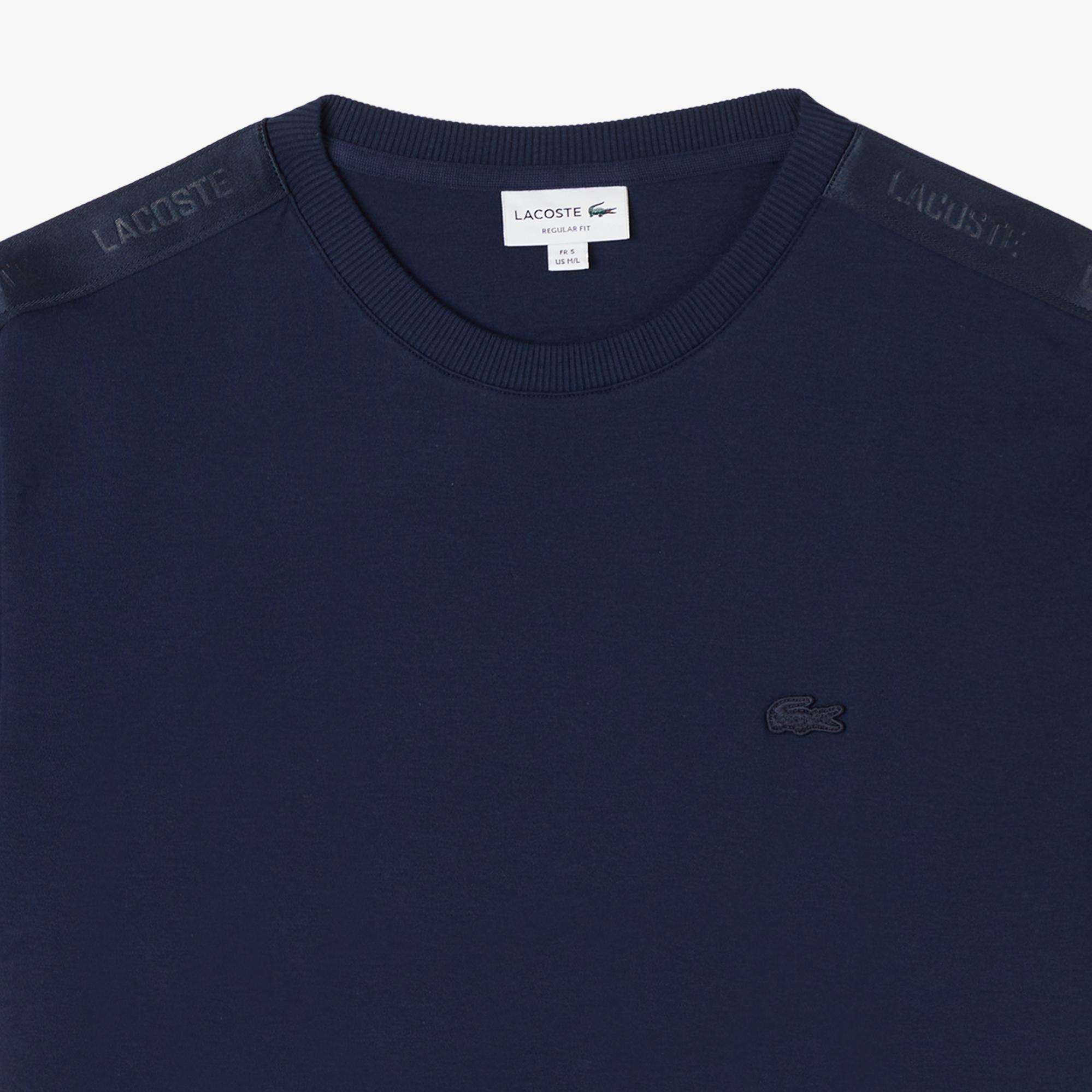 Lacoste Erkek Regular Fit Bisiklet Yaka Lacivert T-Shirt