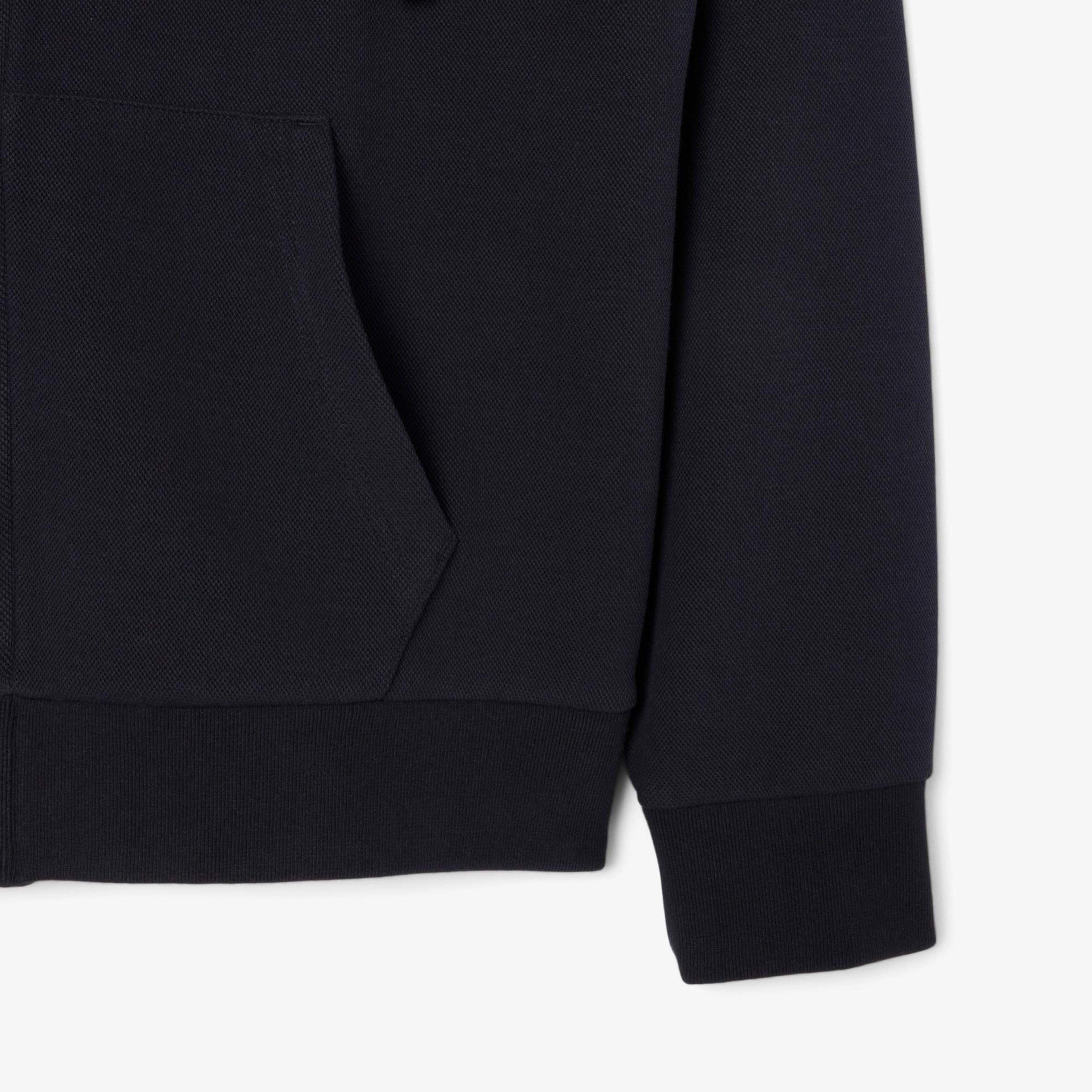 Lacoste Kadın Regular Fit Fermuarlı Lacivert Sweatshirt