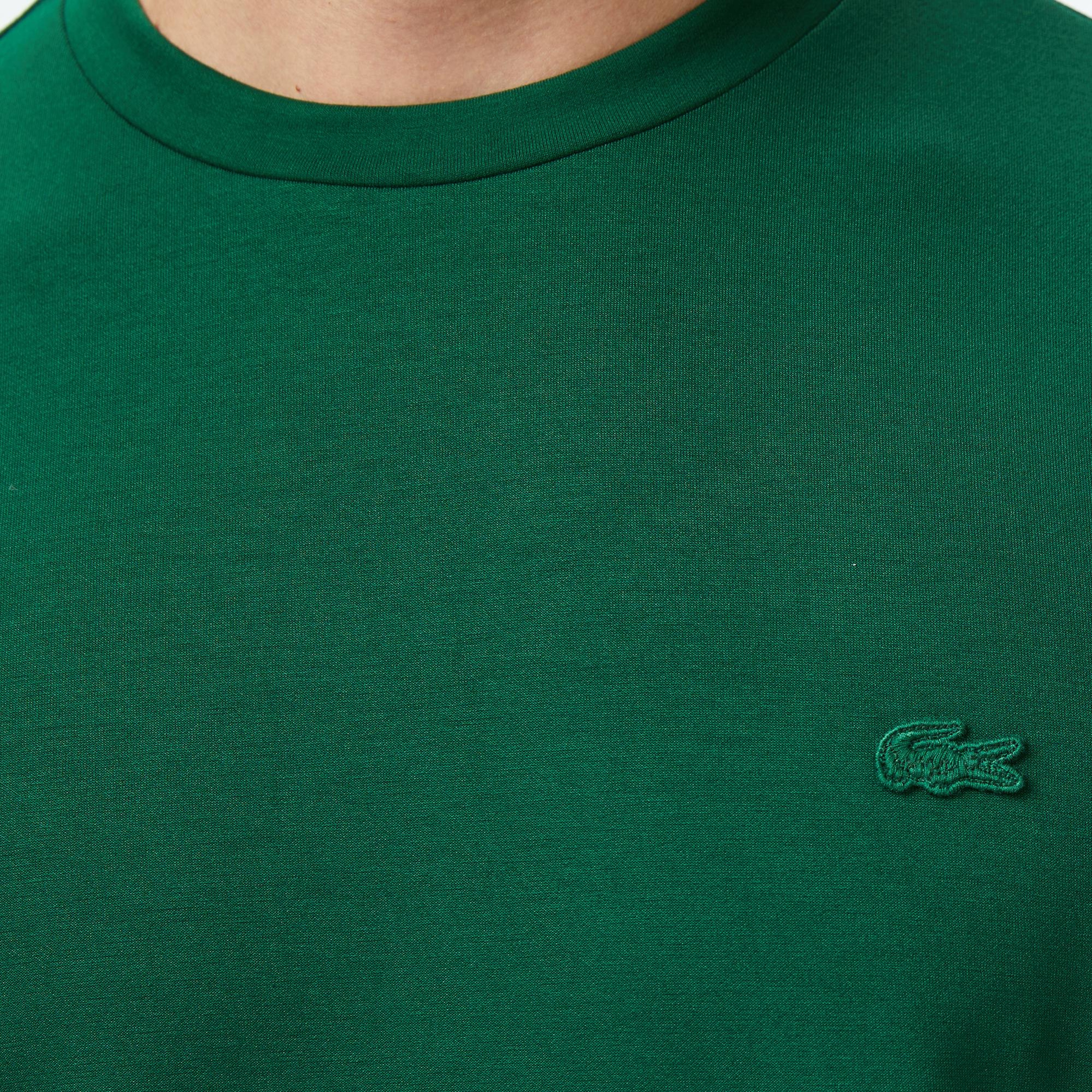 Lacoste Erkek Oversize Fit Bisiklet Yaka Yeşil T-Shirt