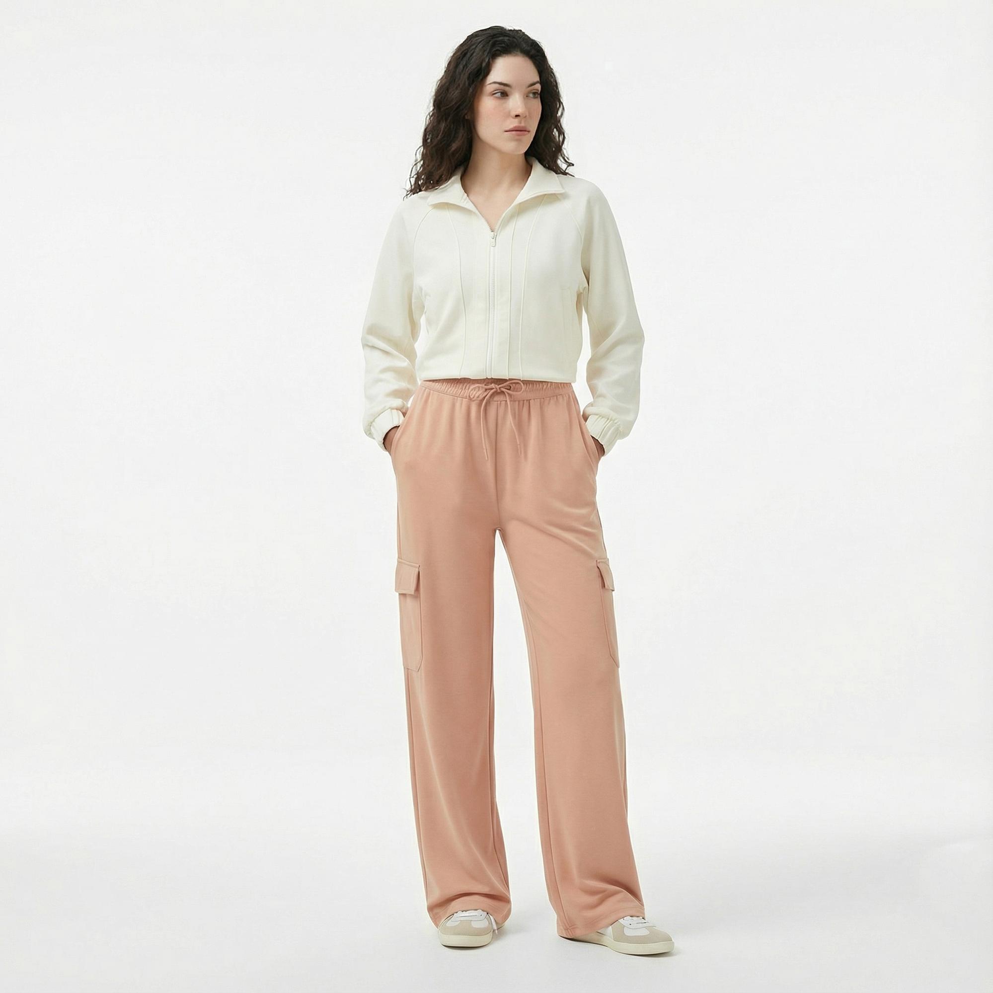 Lacoste Kadın Relaxed Fit Pembe Eşofman Altı