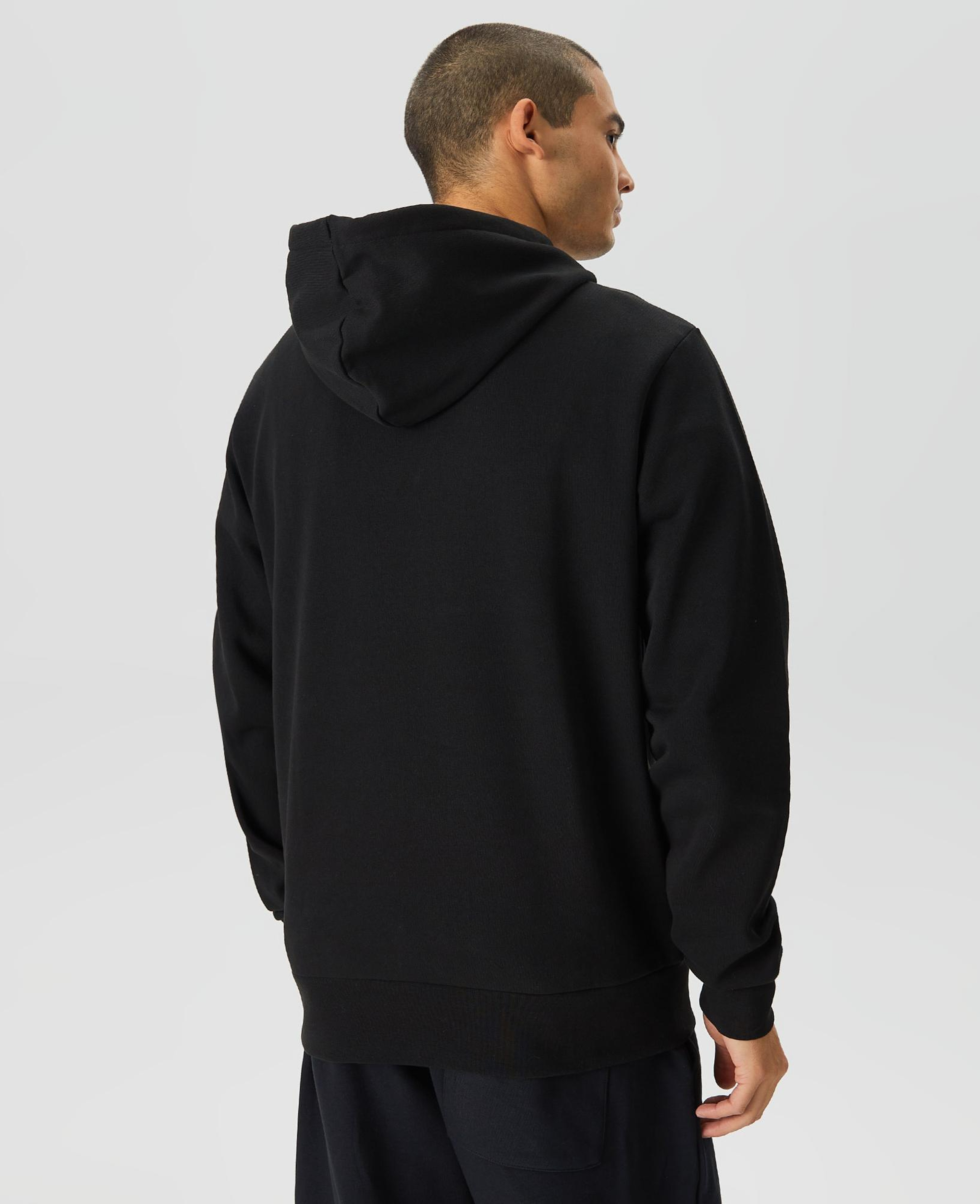 Lacoste Erkek Classic Fit Kapüşonlu Siyah Sweatshirt