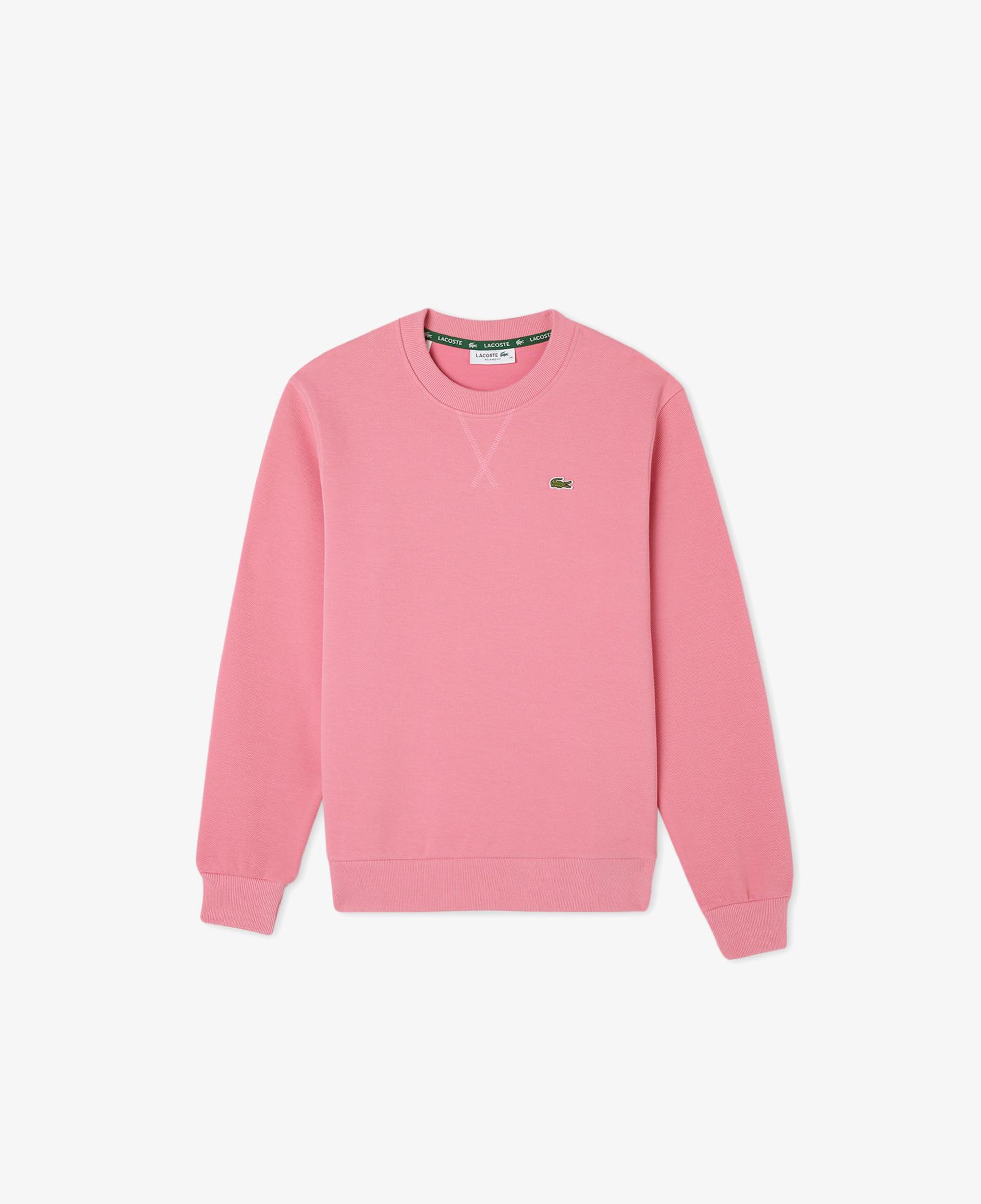 Lacoste Kadın Relaxed Fit Bisiklet Yaka Pembe Sweatshirt
