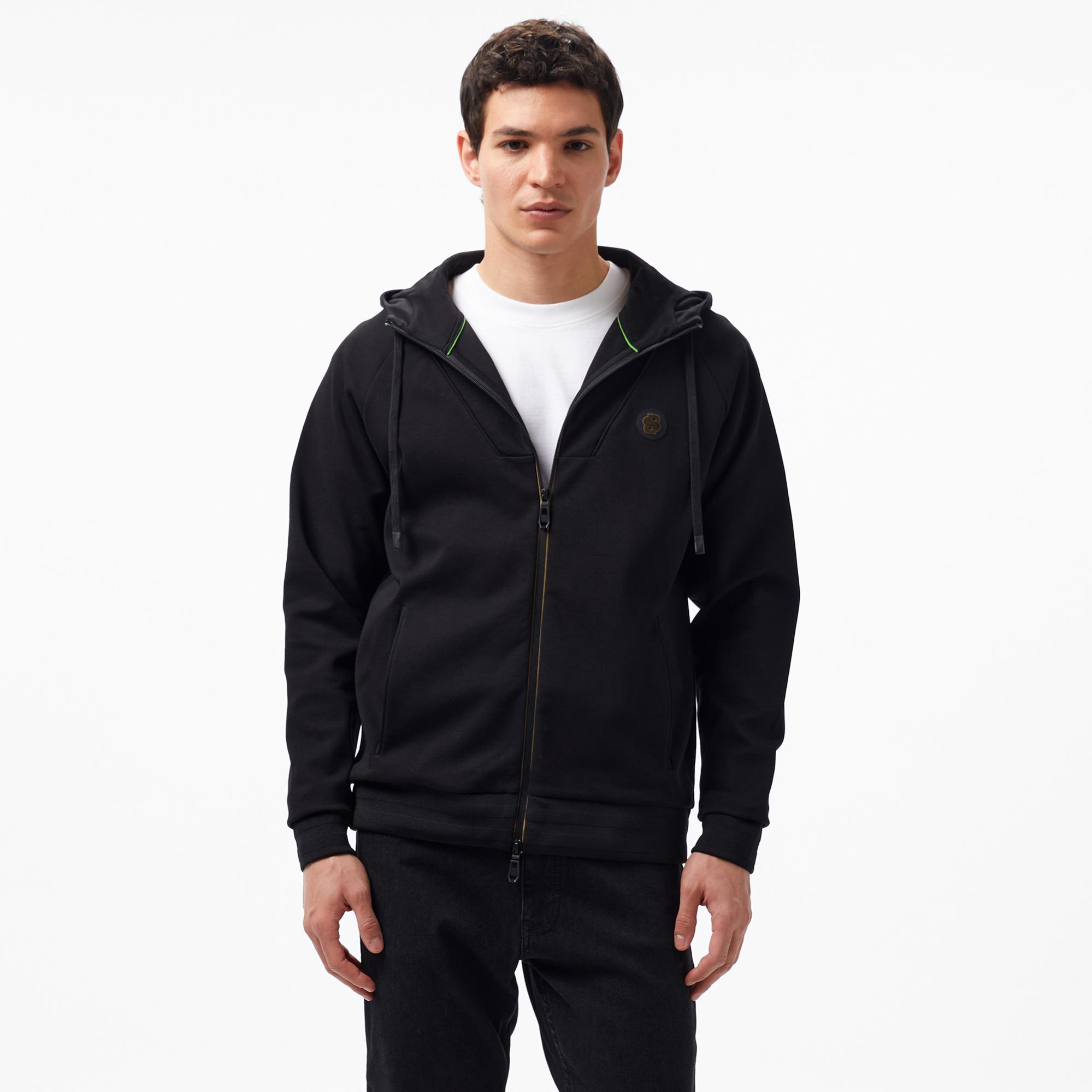 Boss Saggy Erkek Siyah Sweatshirt