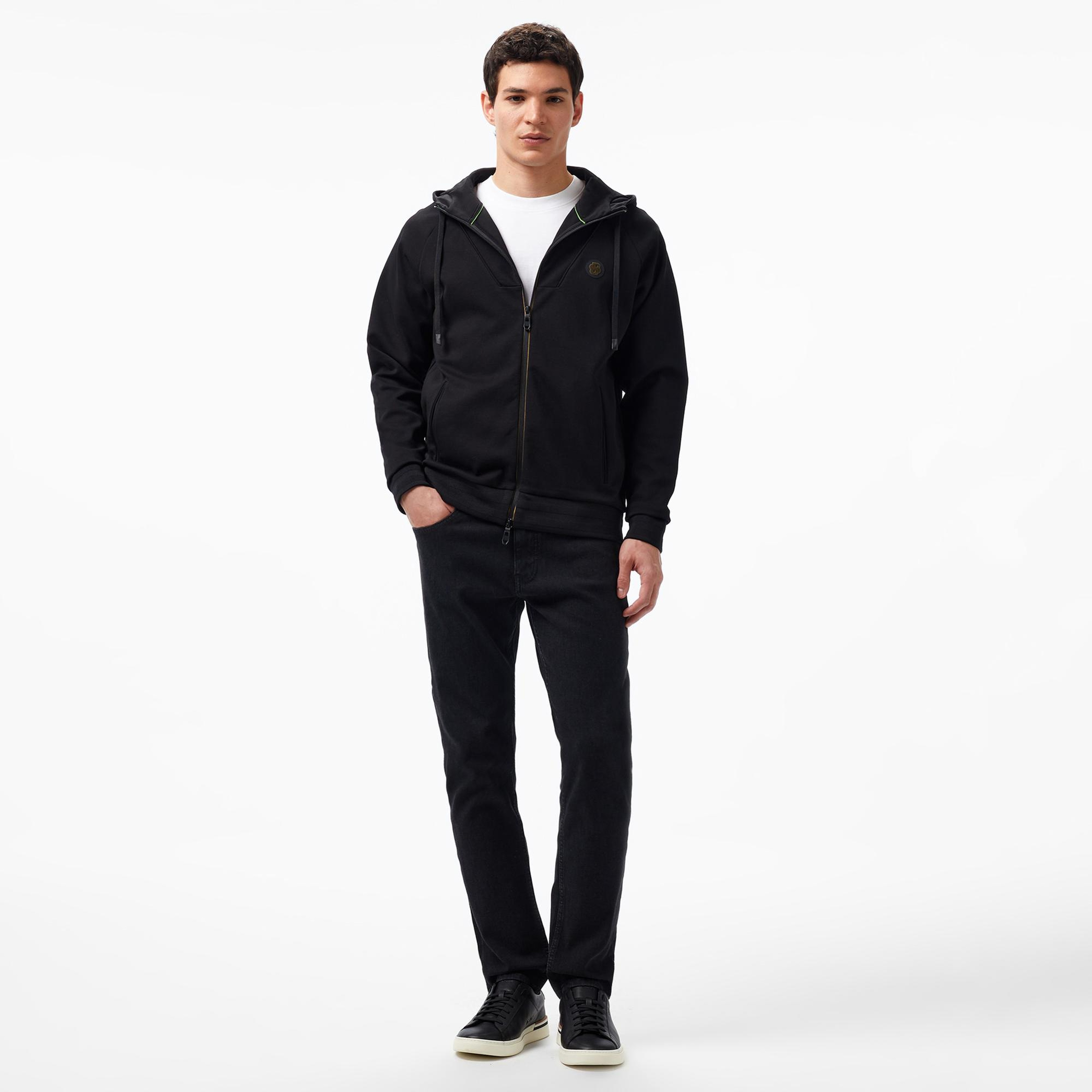 Boss Saggy Erkek Siyah Sweatshirt