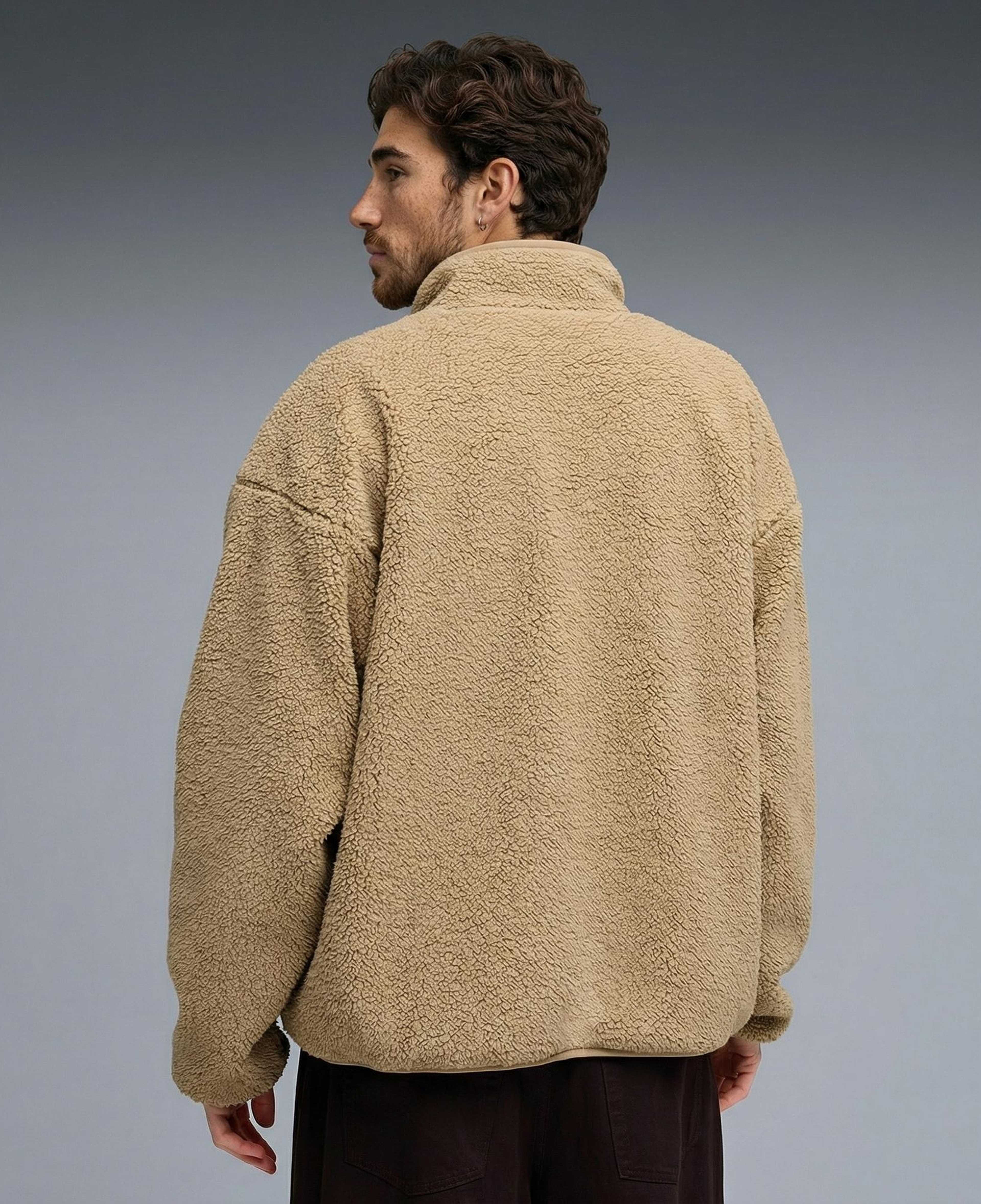 Puma Reversible Sherpa  Erkek Bej Ceket