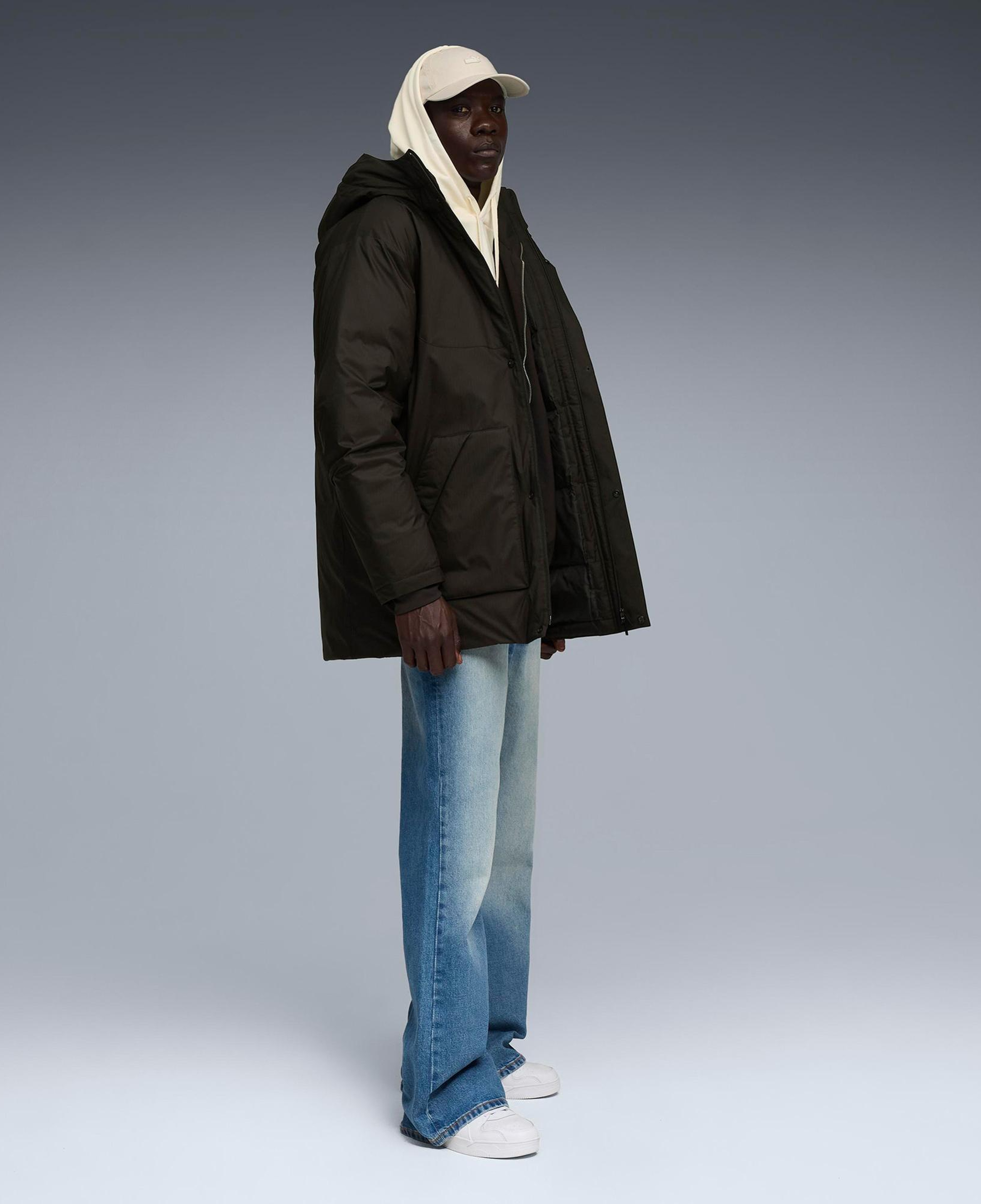 Puma Protective Hooded Down Erkek Siyah Mont