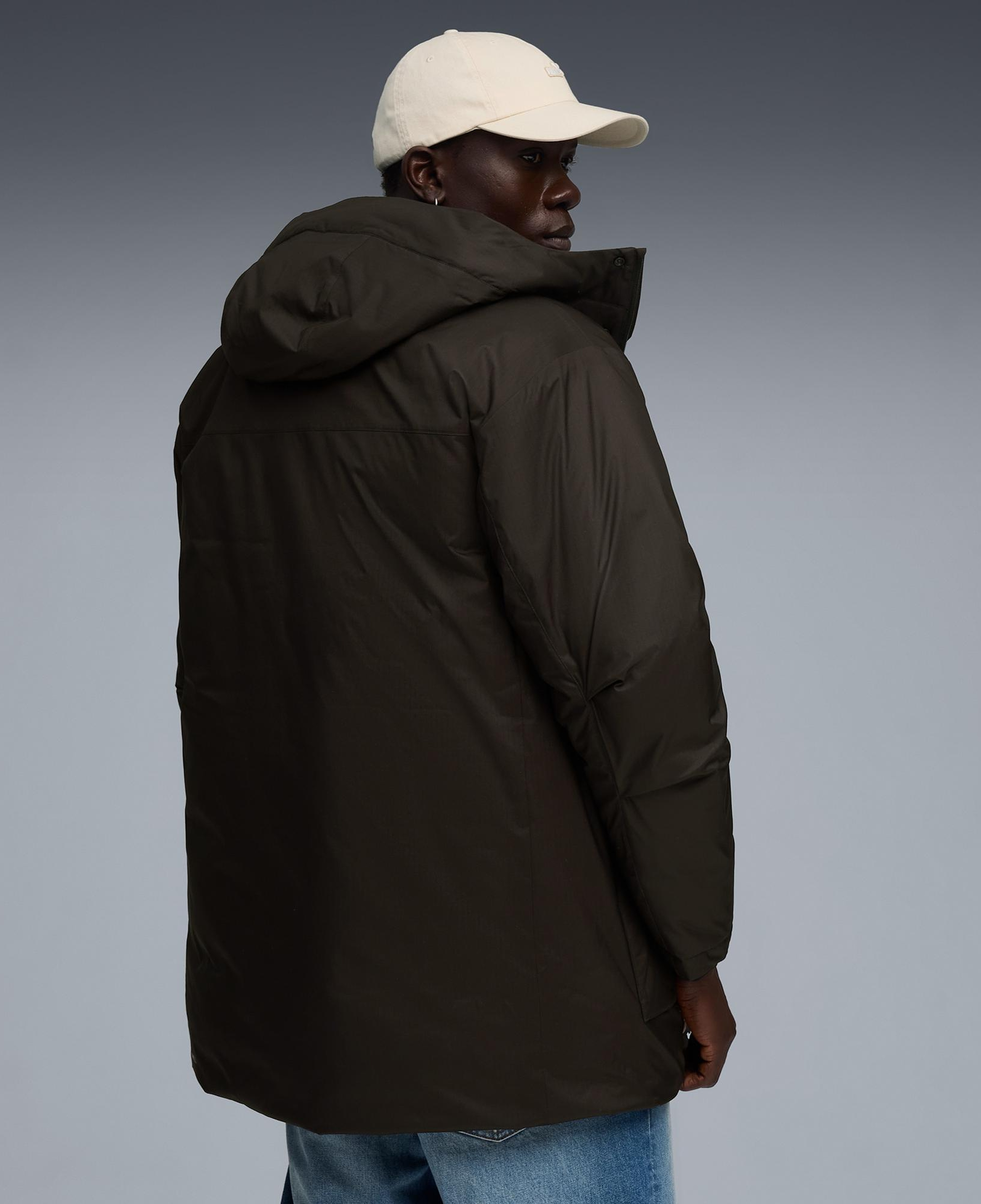 Puma Protective Hooded Down Erkek Siyah Mont