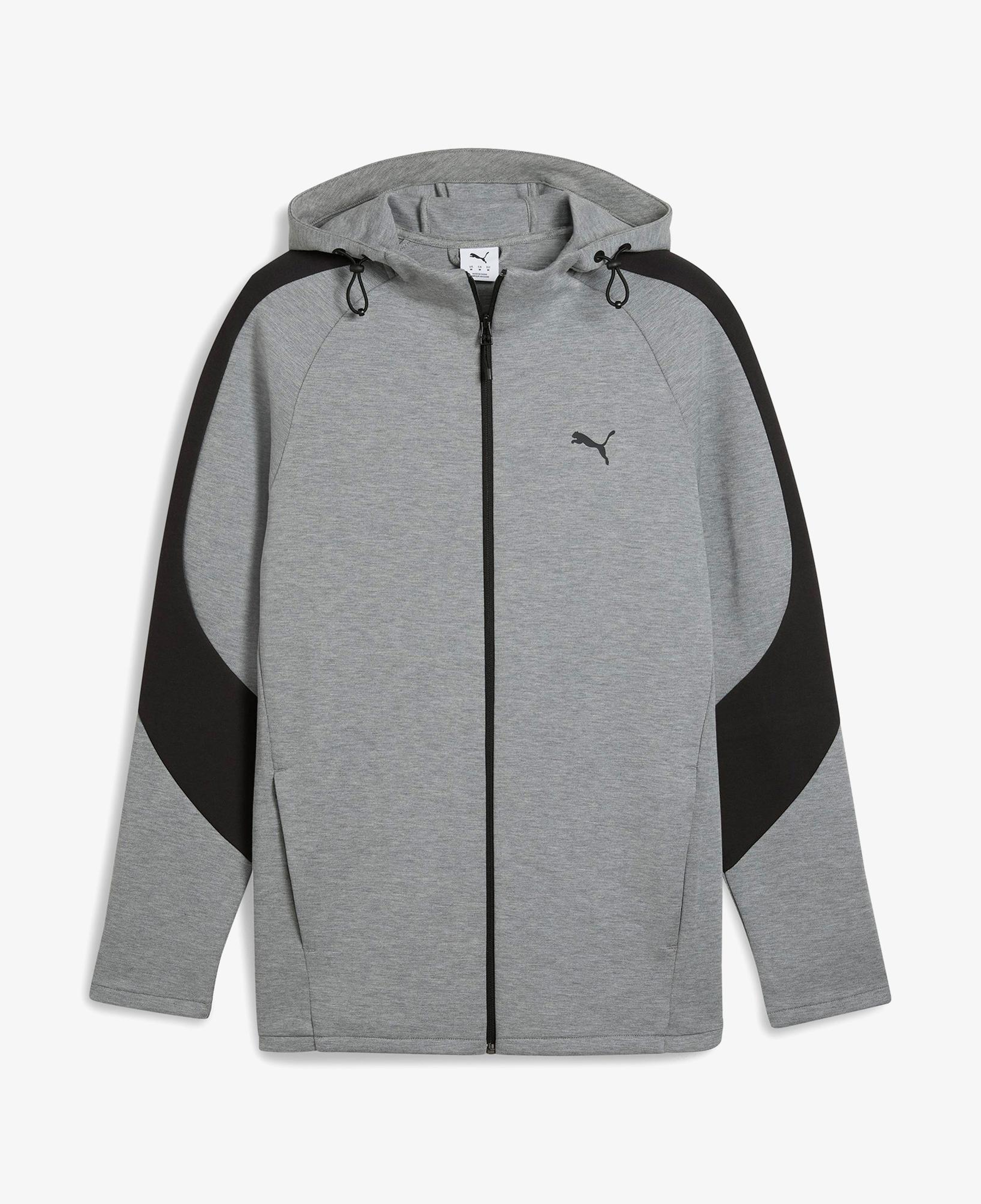 Puma Evostrıpe Core Fz Erkek Gri Ceket
