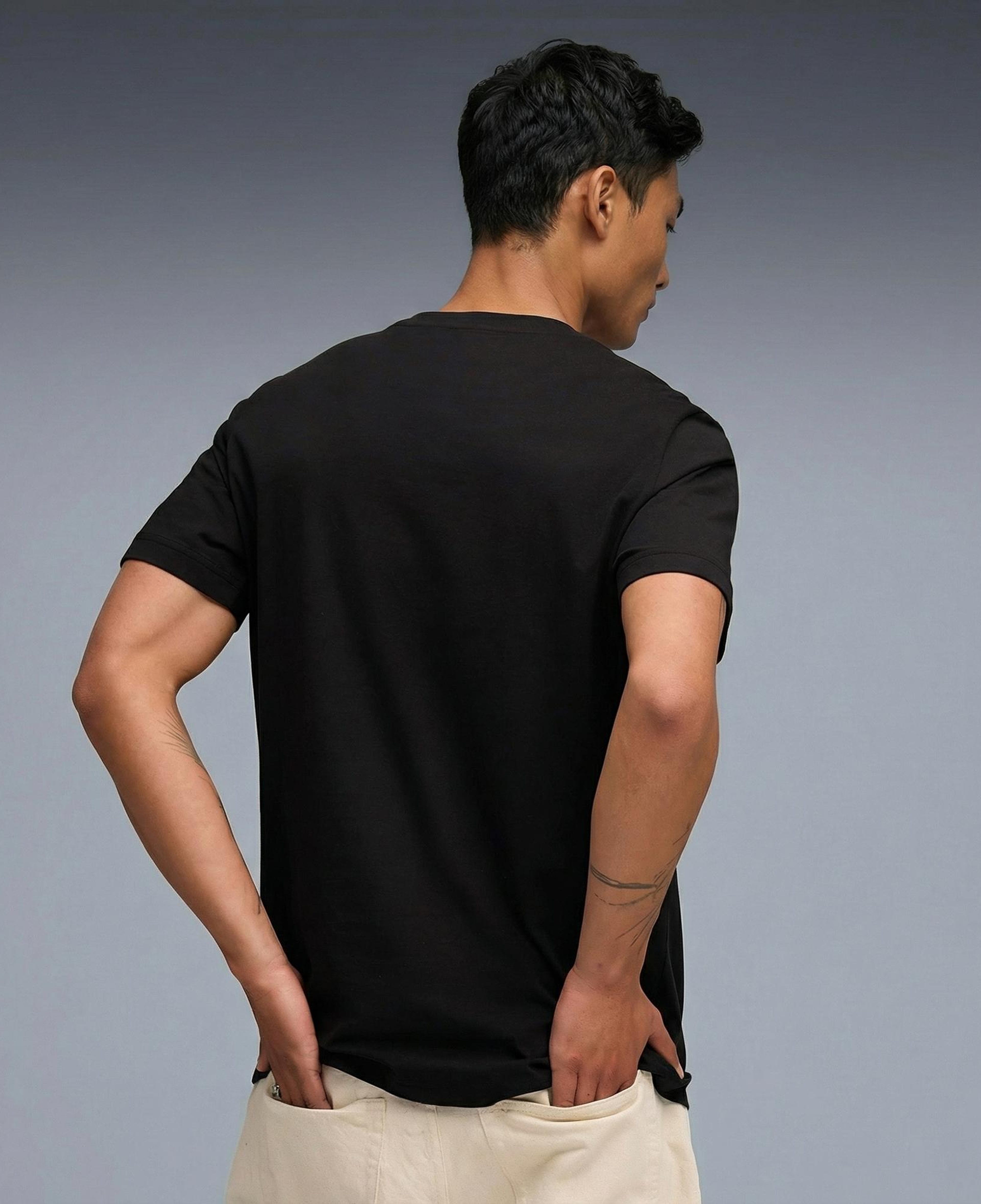 Puma Graphic  Erkek Siyah T-Shirt