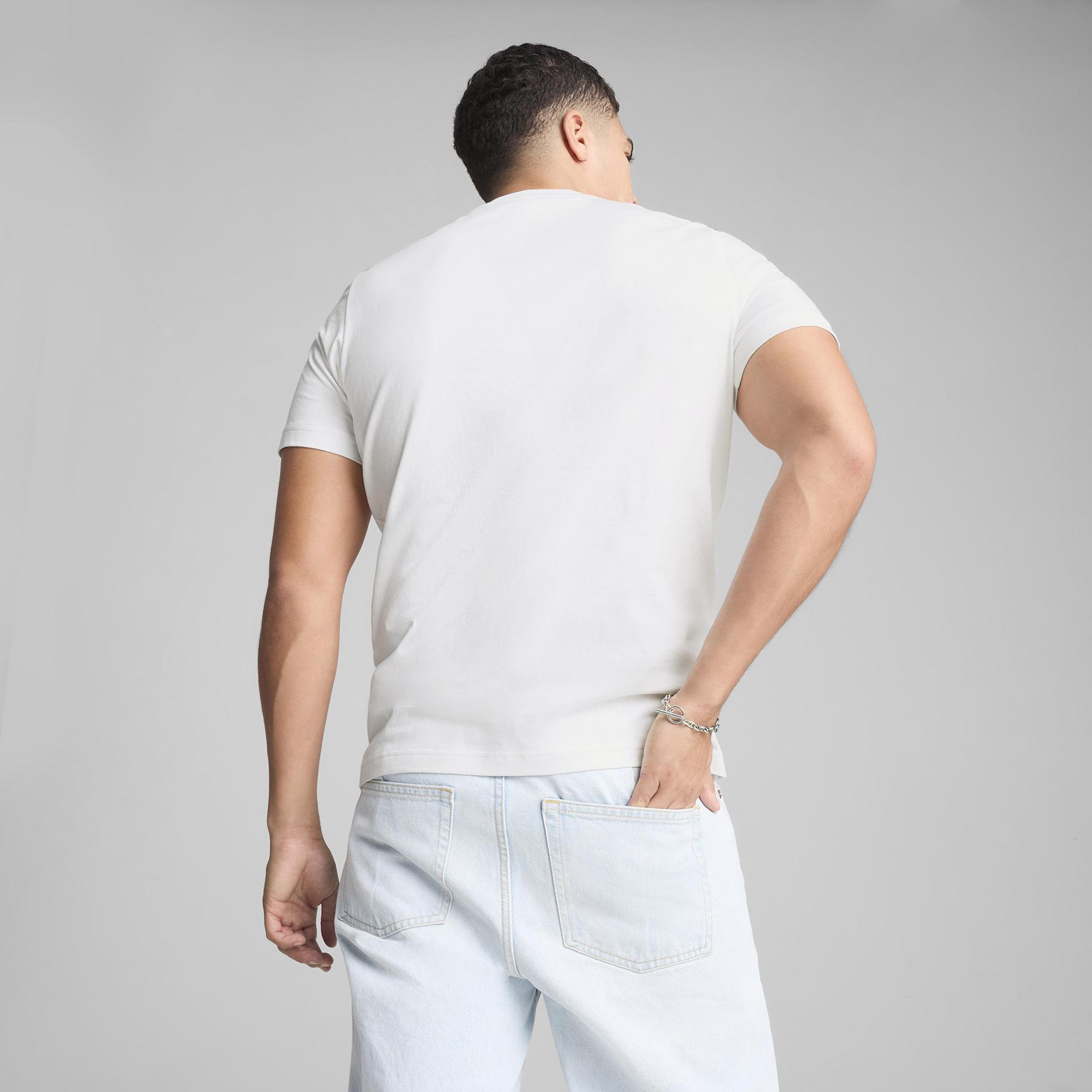 Puma Graphics Bonsai Erkek Beyaz T-Shirt