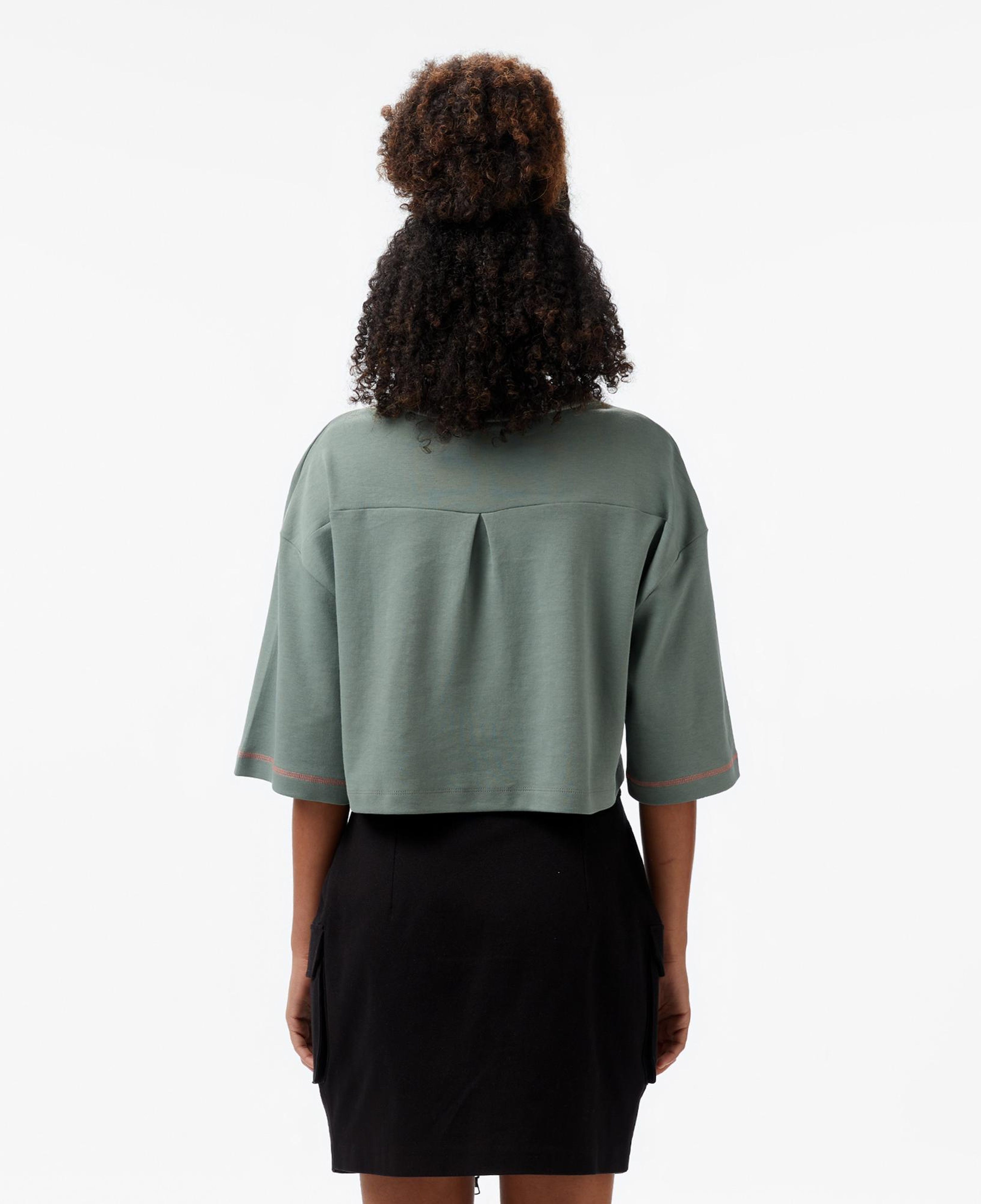 Converse Star Chevron Baskılı Kadın Yeşil T-Shirt