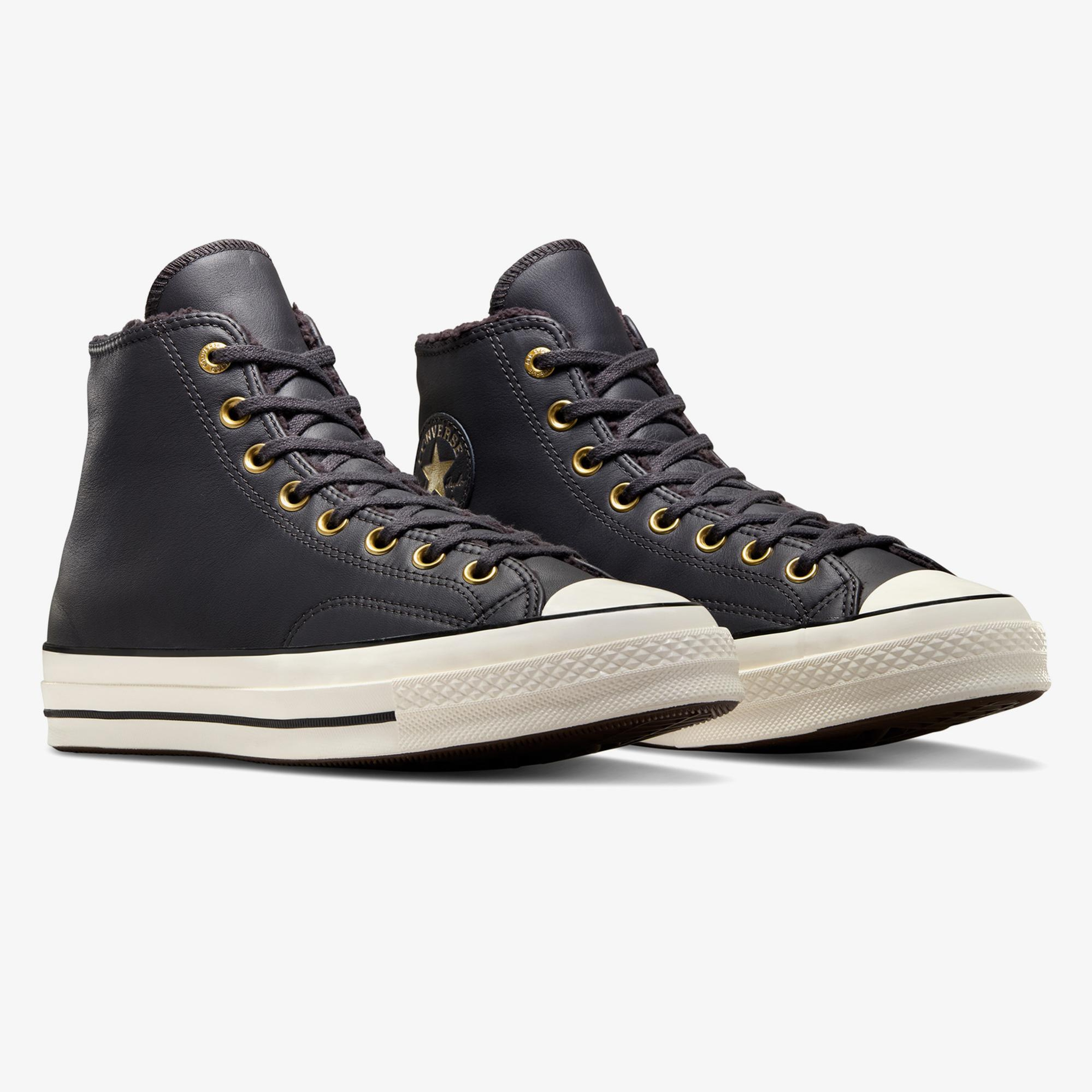 Converse Chuck 70 Unisex Siyah Deri Sneaker