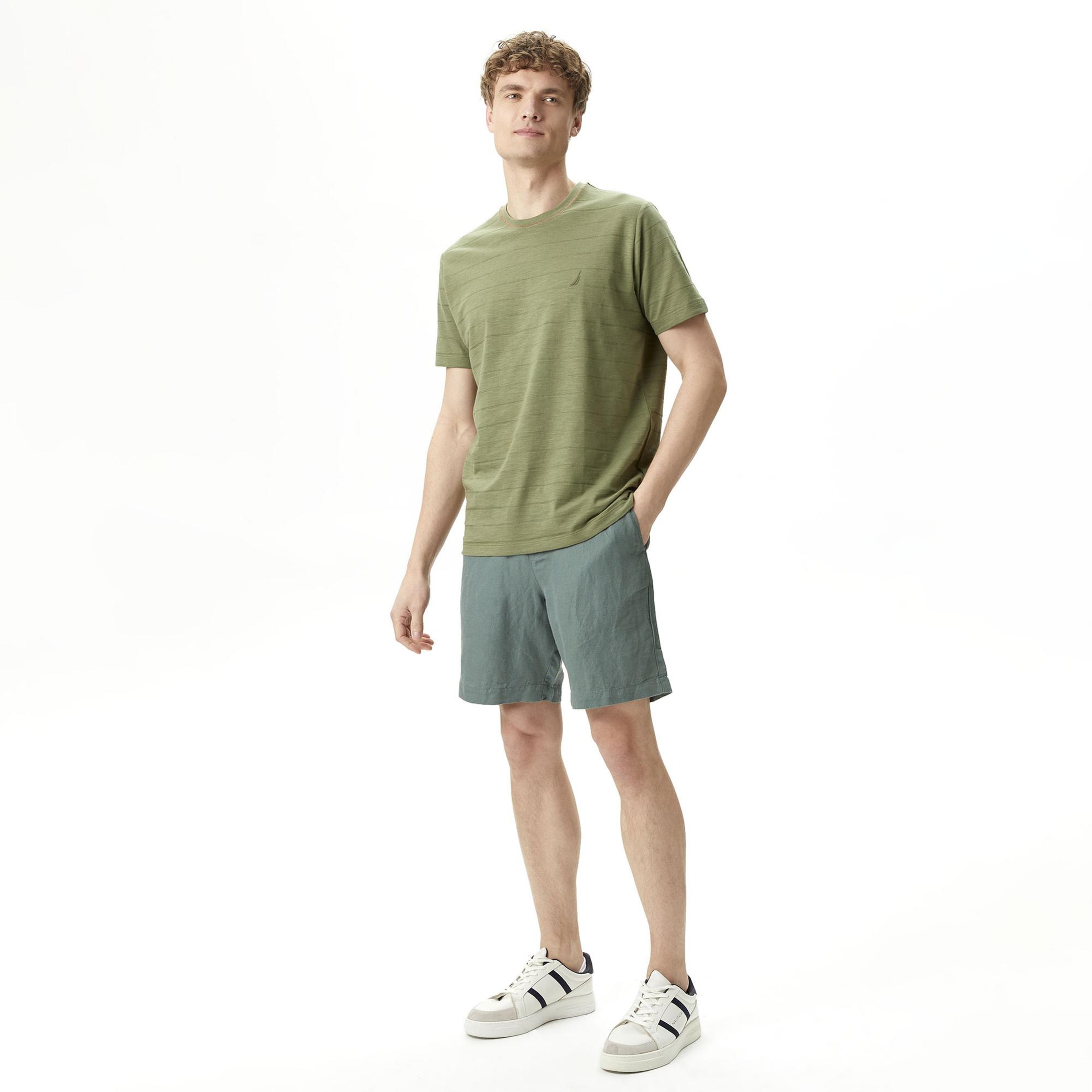 Nautica Erkek Yeşil Standart Fit T-Shirt