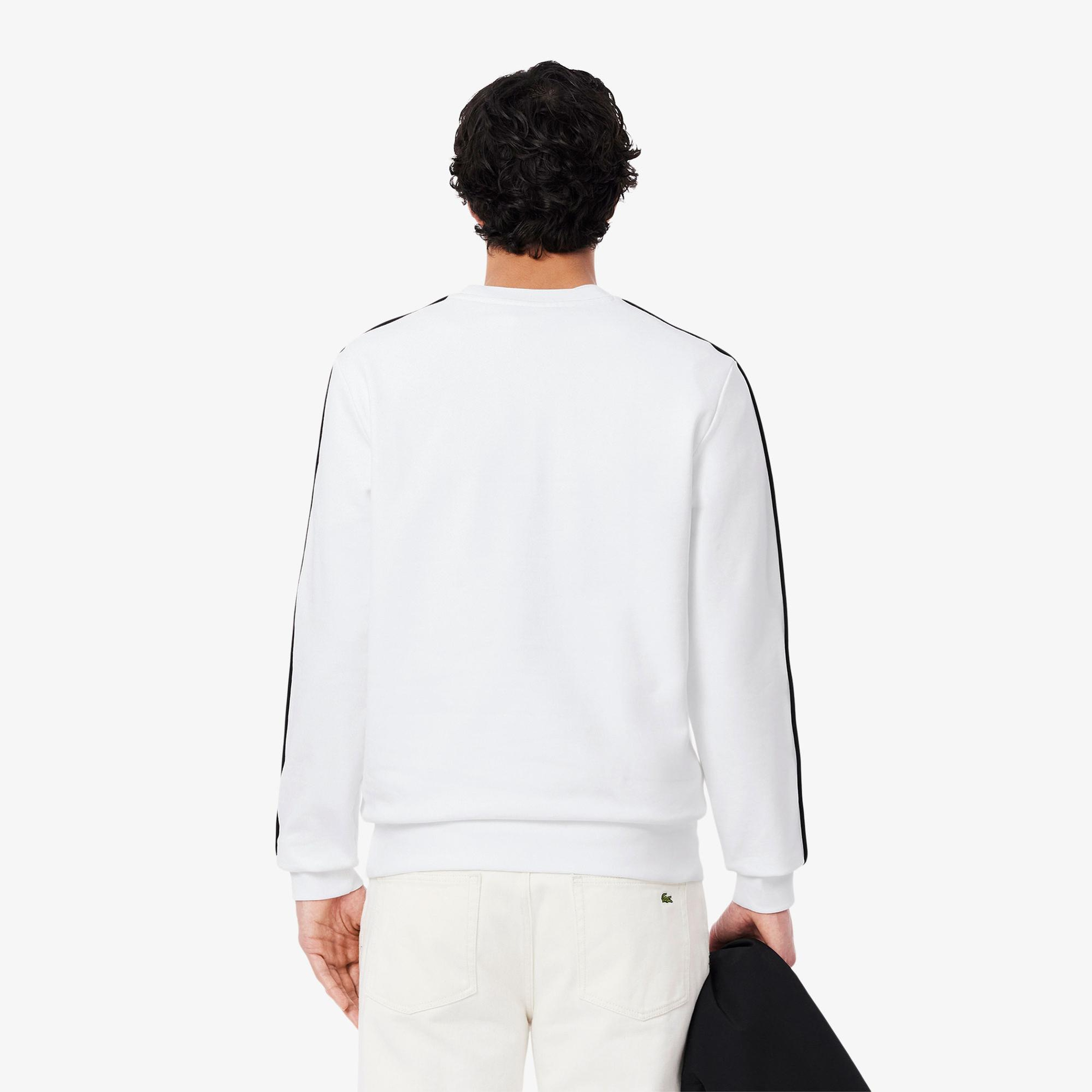 Lacoste Erkek Classic Fit Beyaz Sweatshirt