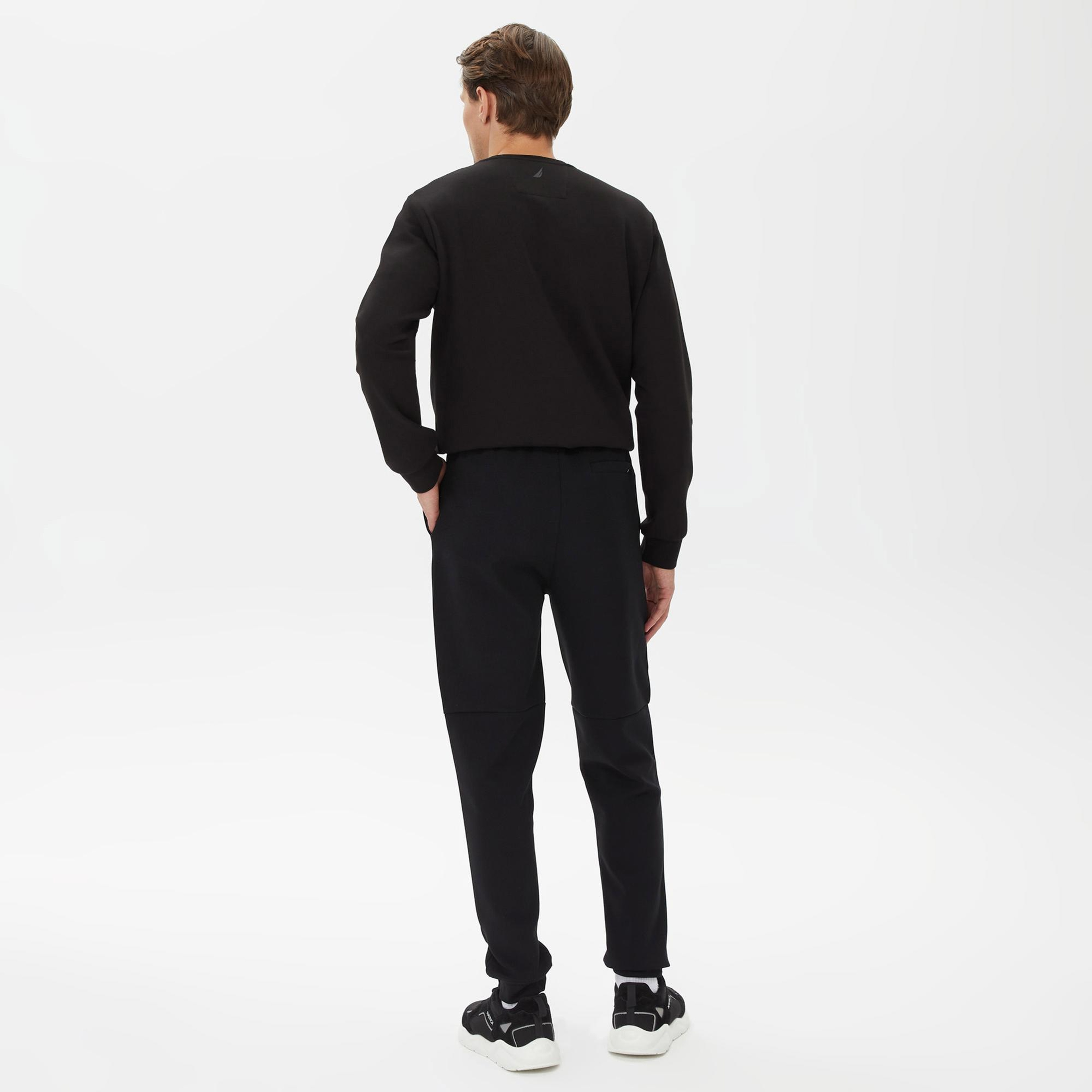 Nautica Erkek Siyah Standart Fit Eşofman Altı