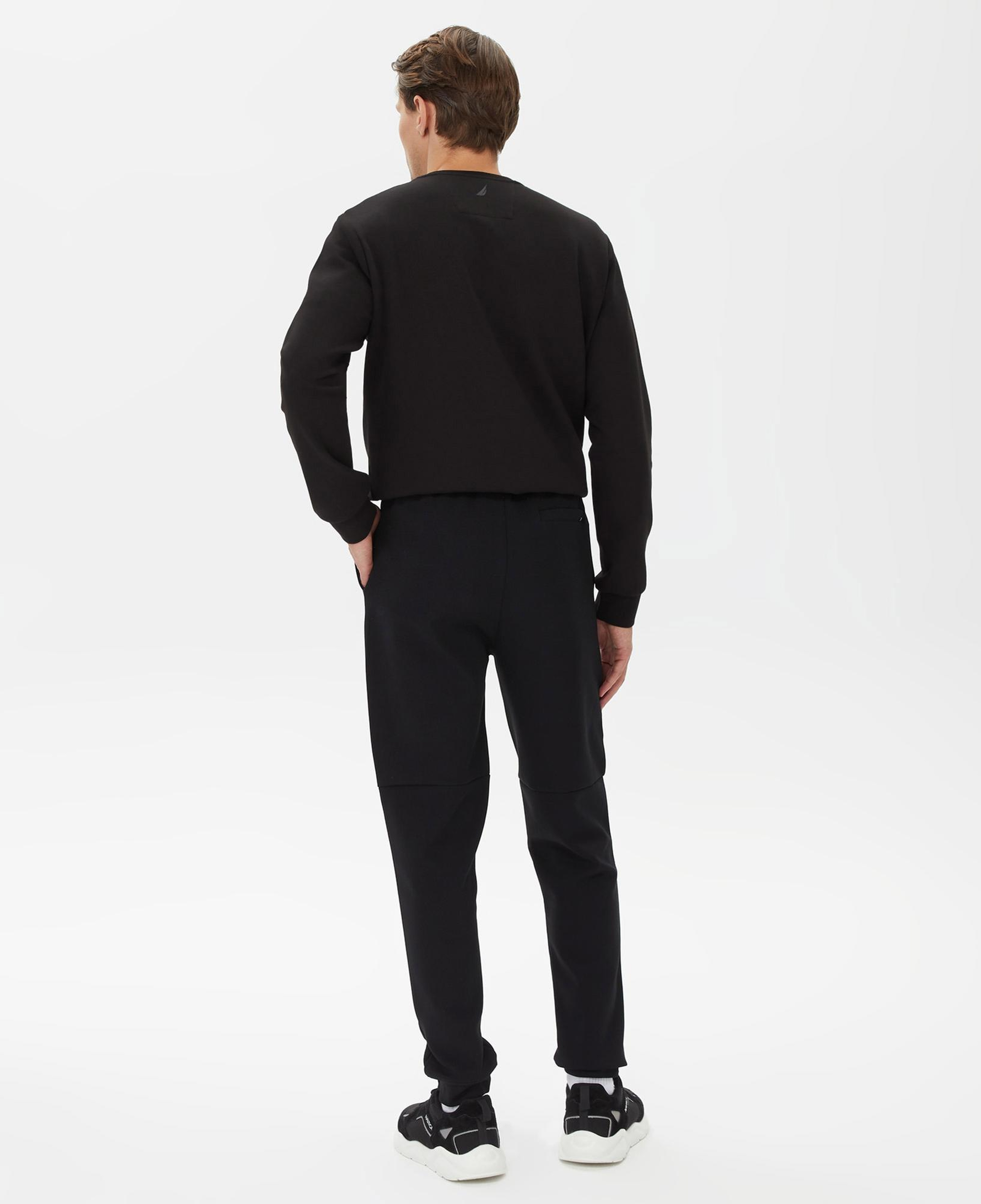 Nautica Erkek Siyah Standart Fit Eşofman Altı