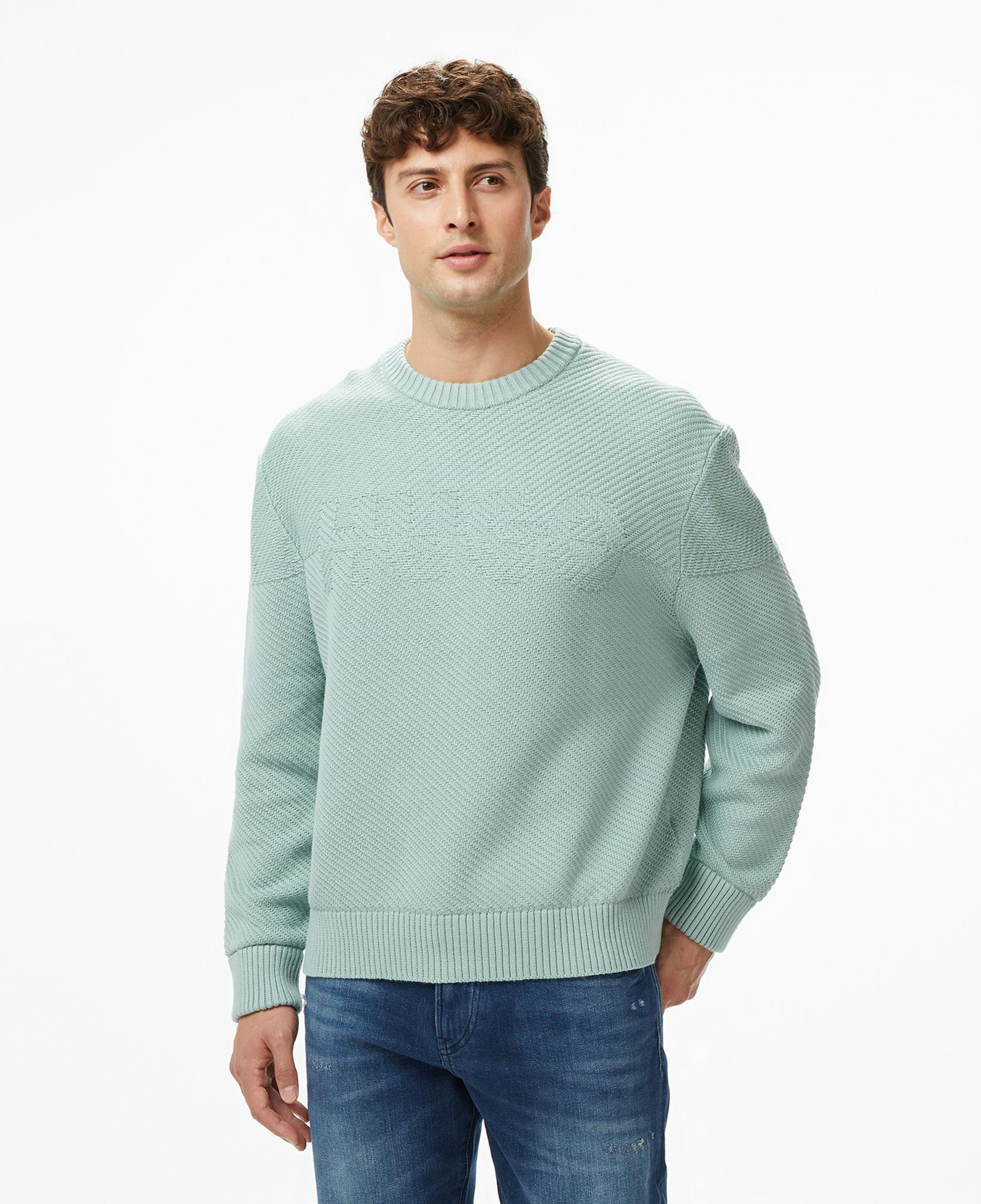 Hugo Splinden Erkek Yeşil Triko