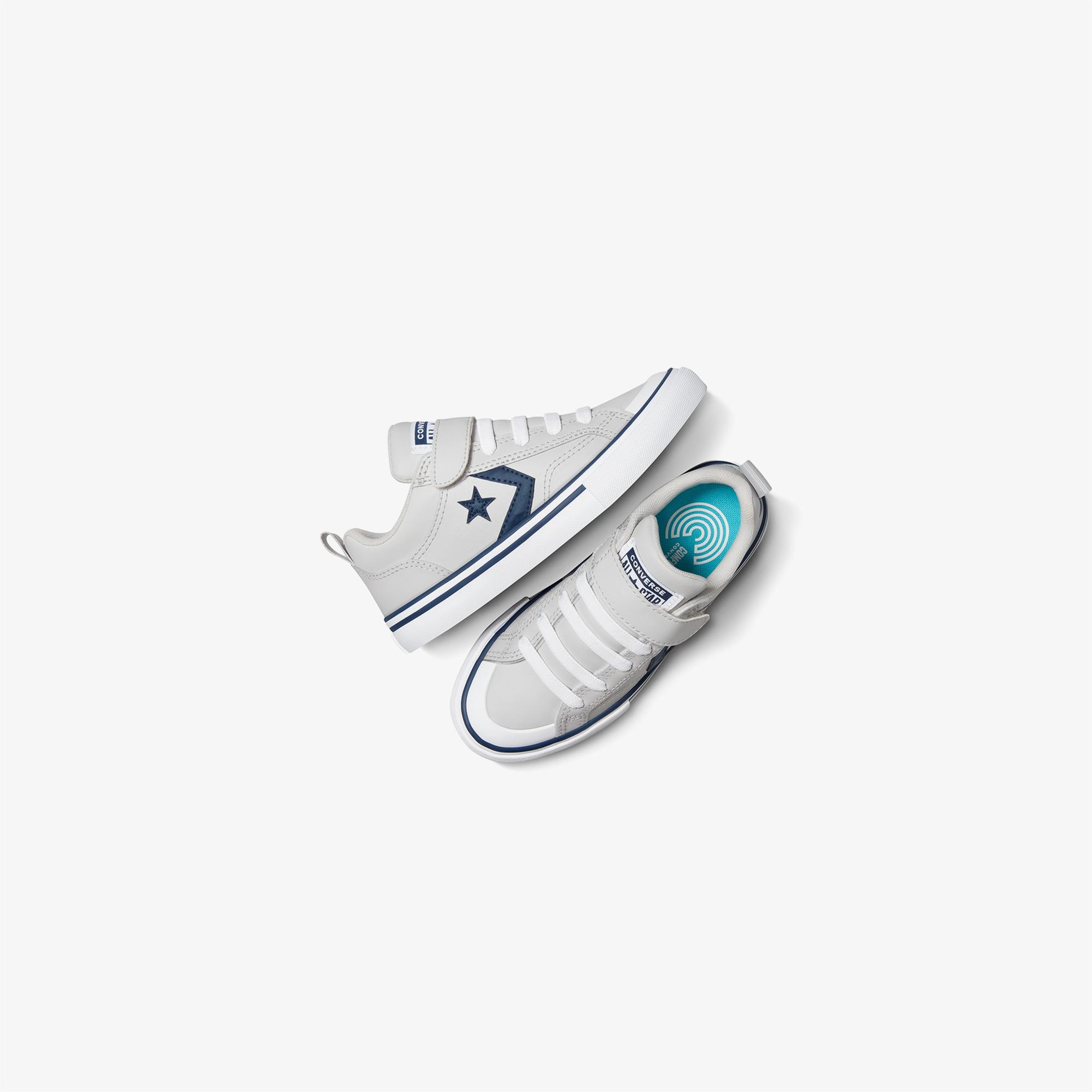 Converse Pro Blaze Strap Leather Easy On Çocuk Beyaz Sneaker