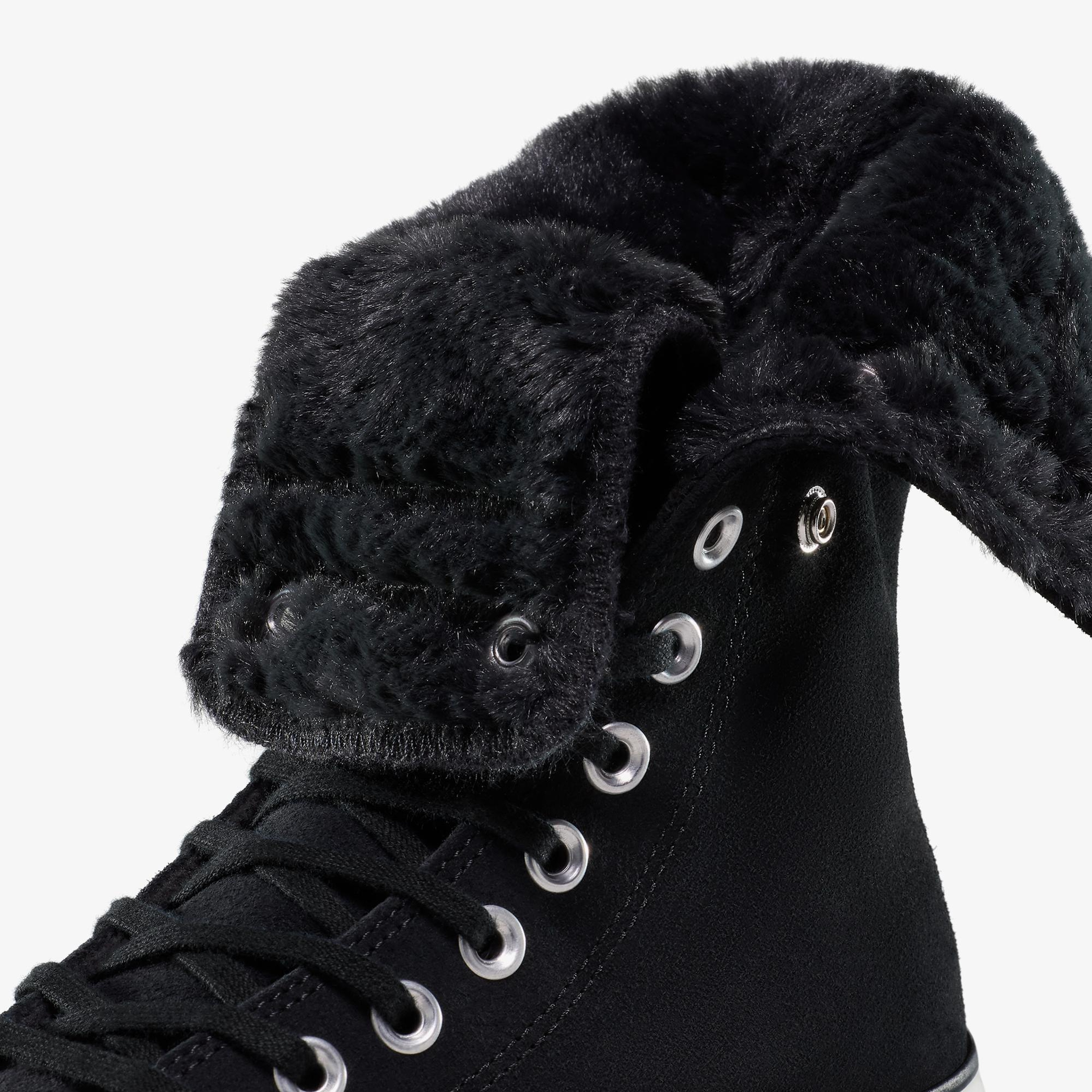 Converse Chuck Taylor All Star Fold Over Lift Kadın Siyah Sneaker