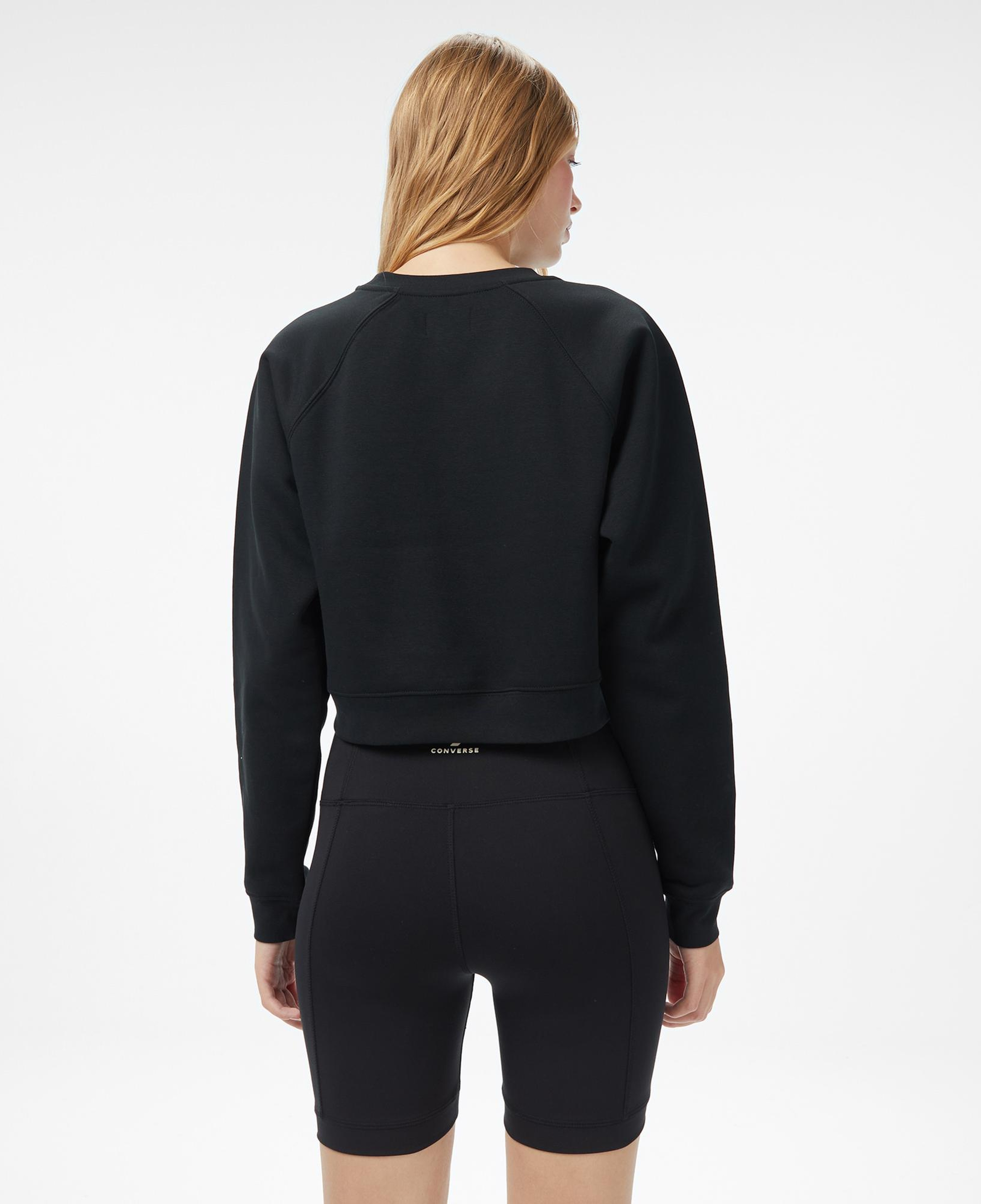 Converse Kadın Siyah Sweatshirt