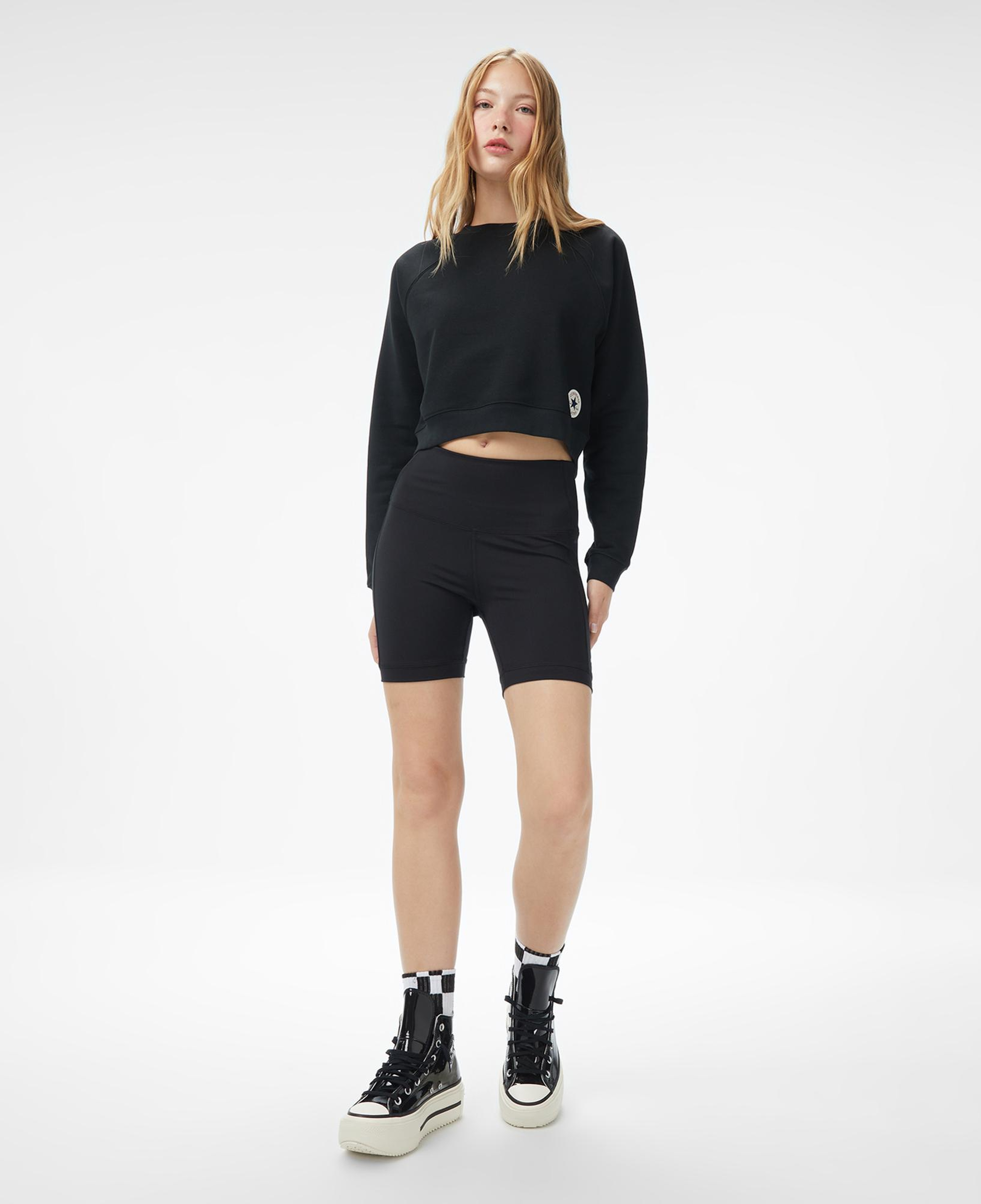 Converse Kadın Siyah Sweatshirt