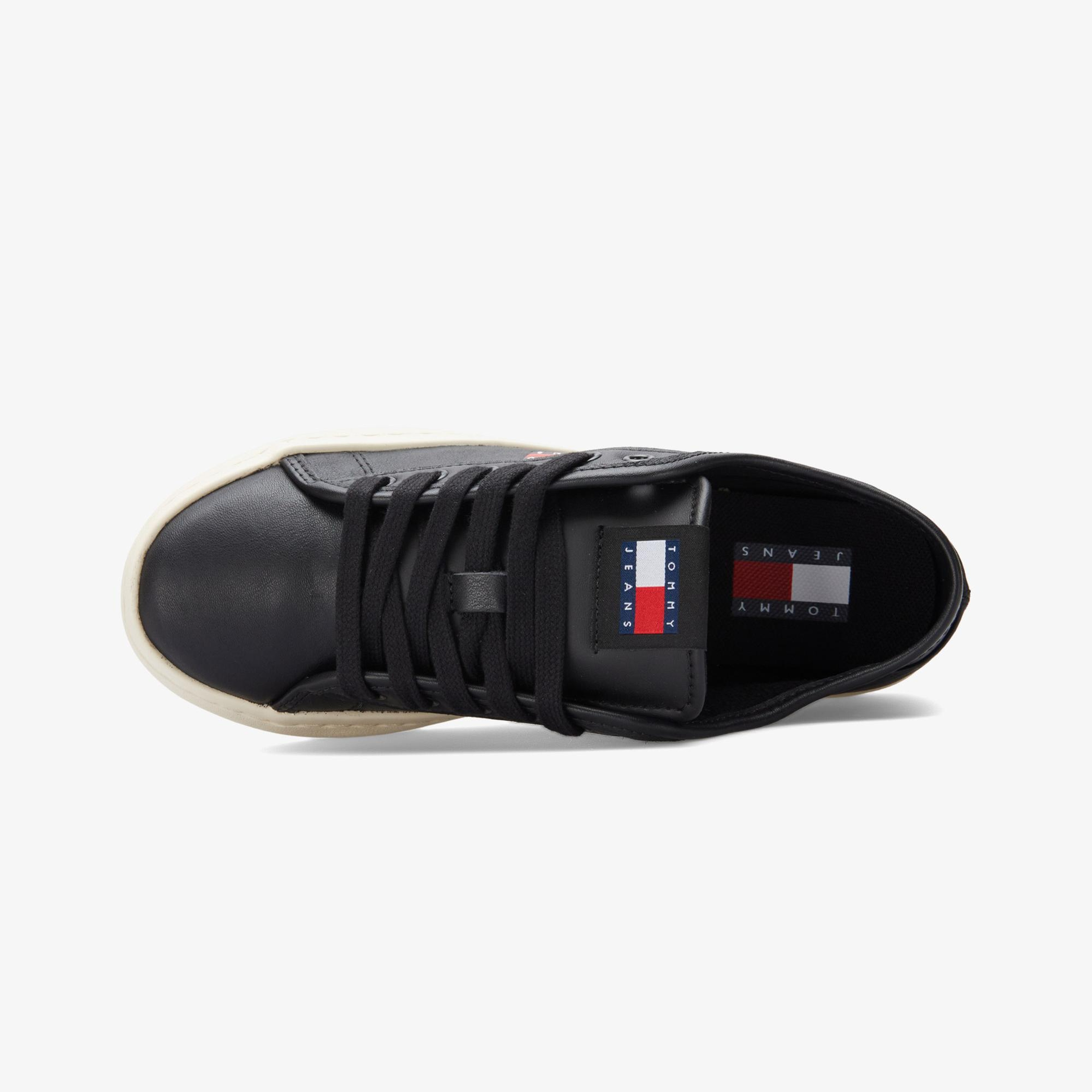 Tommy Jeans Lightweight Court Kadın Siyah Sneaker