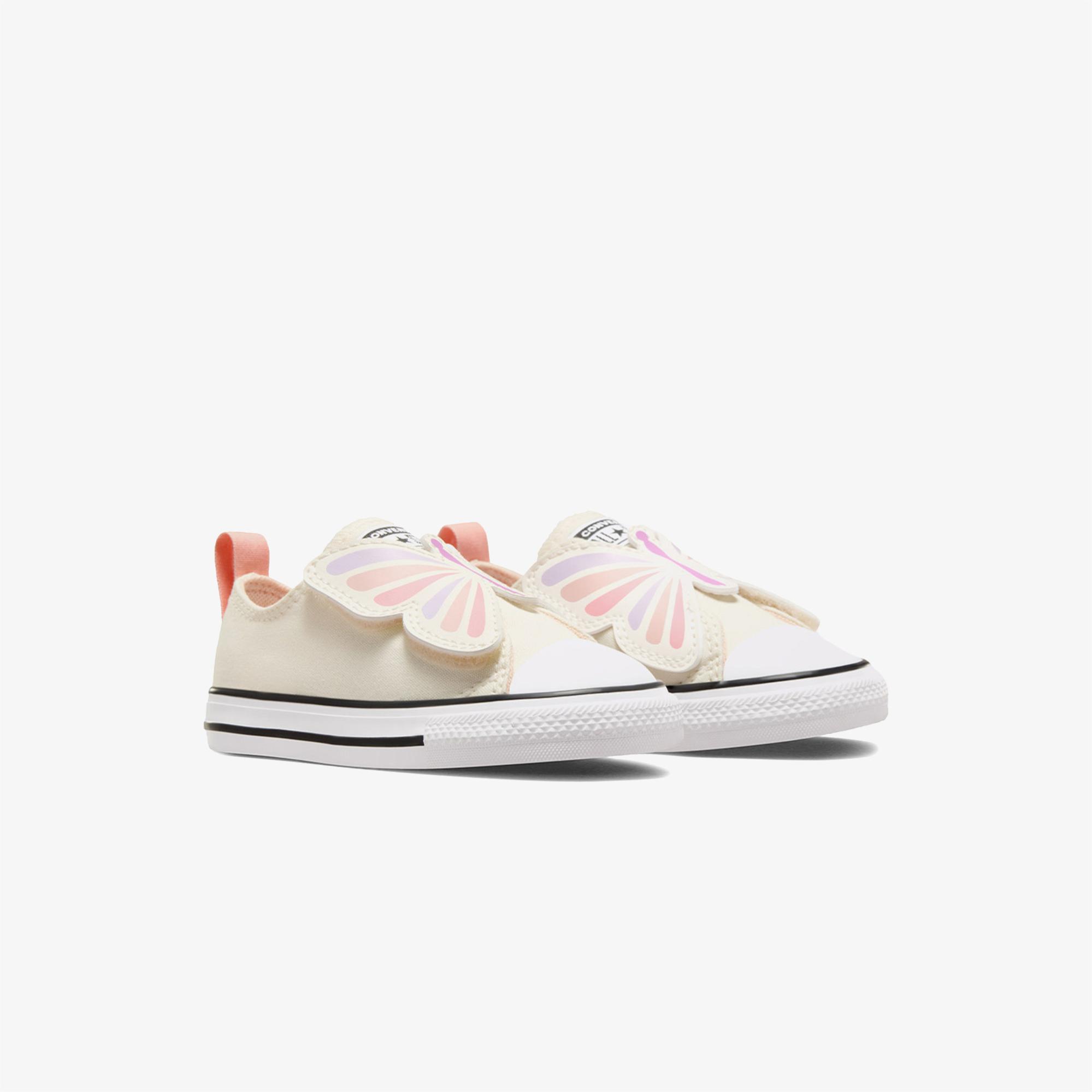 Converse Chuck Taylor All Star Butterflies Çocuk Ekru Sneaker