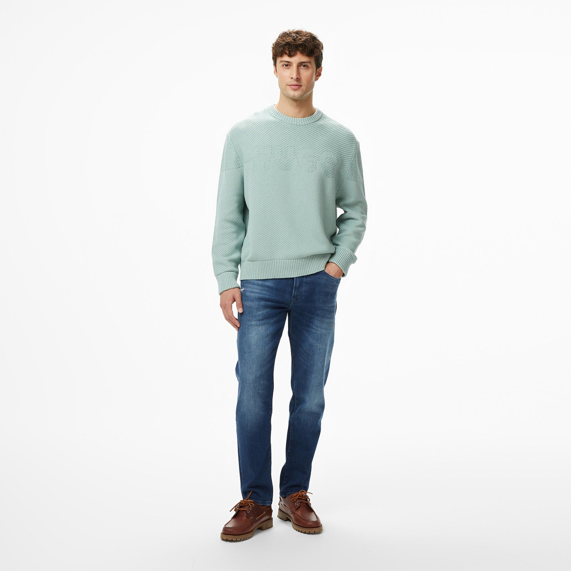 Hugo Splinden Erkek Yeşil Triko