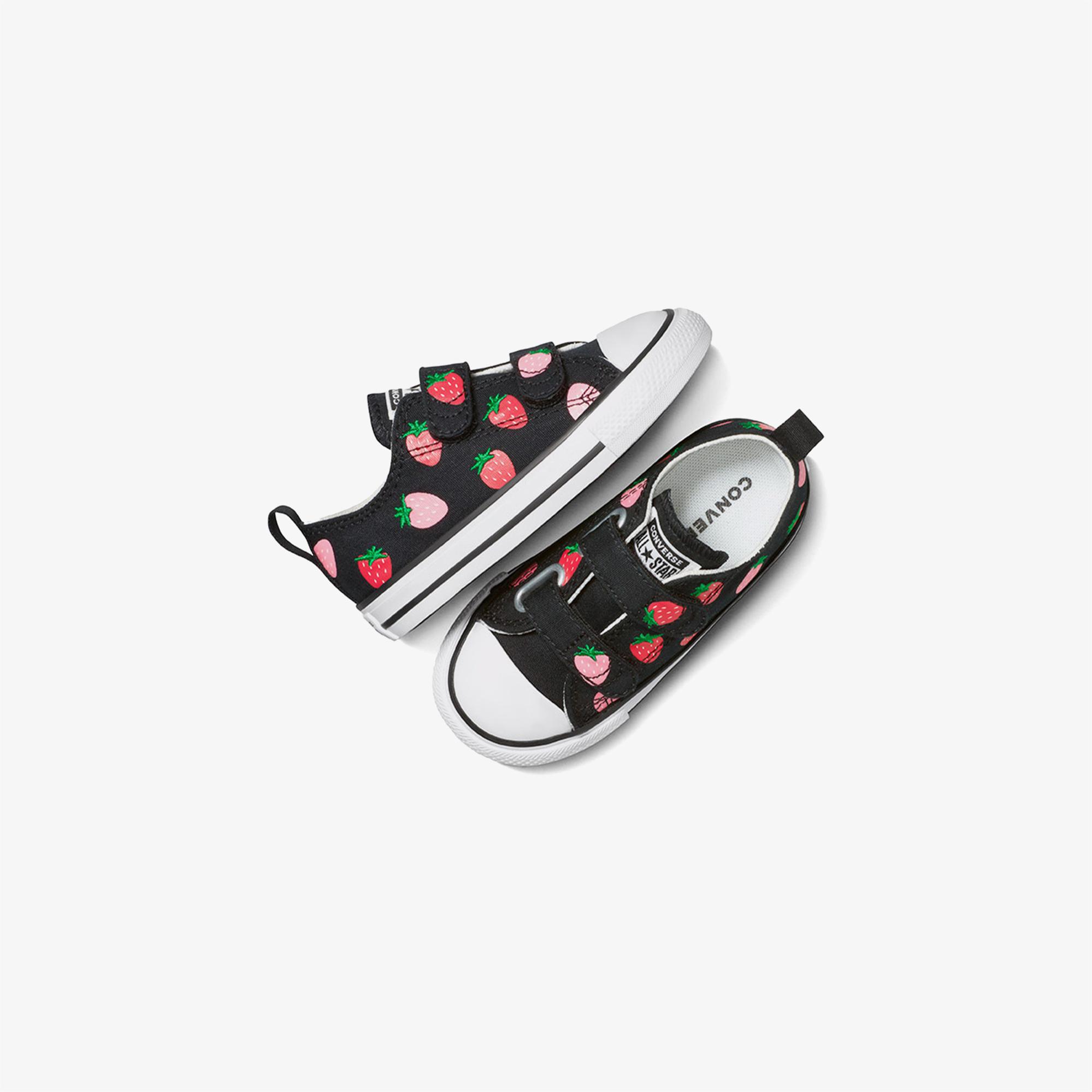 Converse Chuck Taylor All Star Strawberries Çocuk Siyah Sneaker